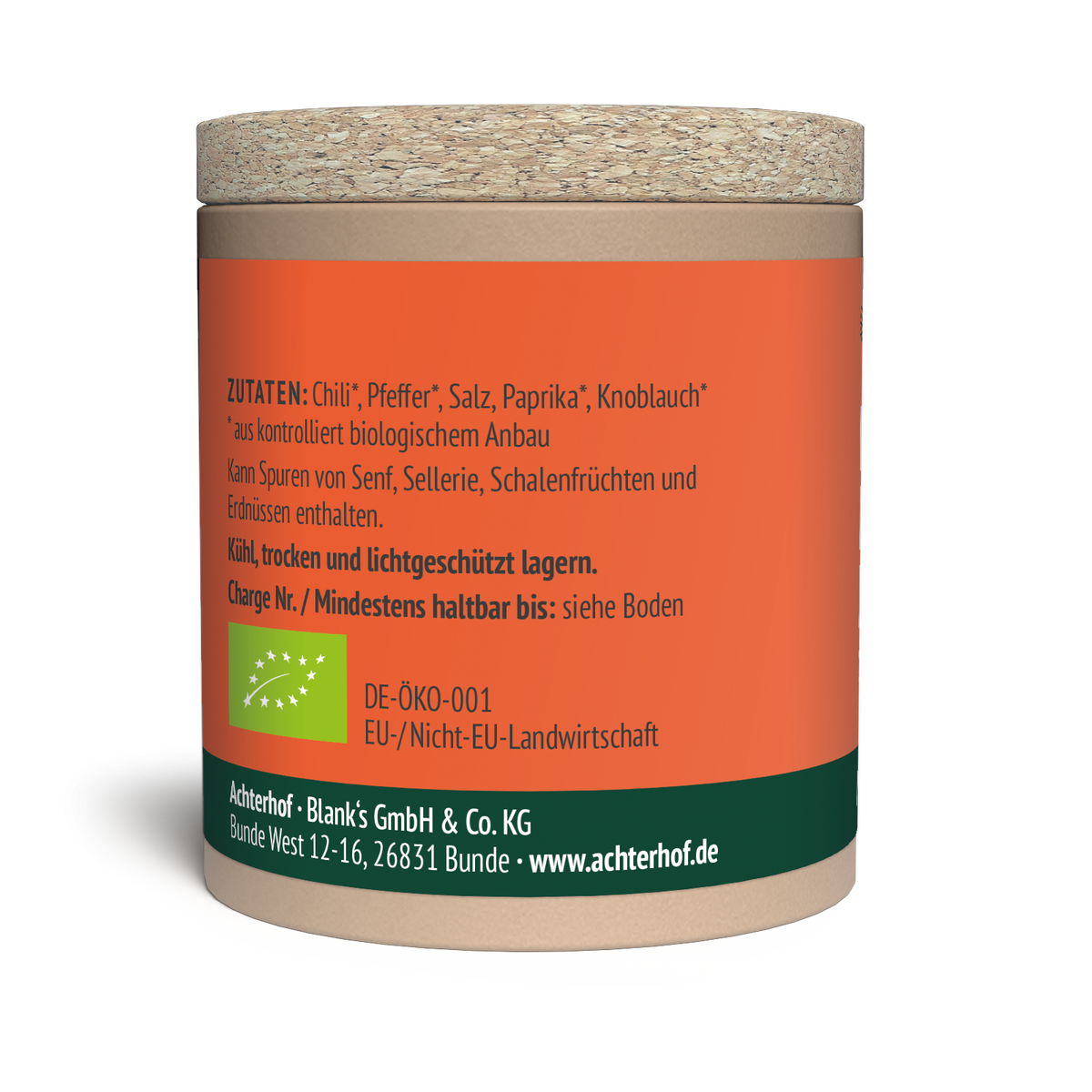 Bio Feuer & Flamme Gewürzzubereitung (60g)