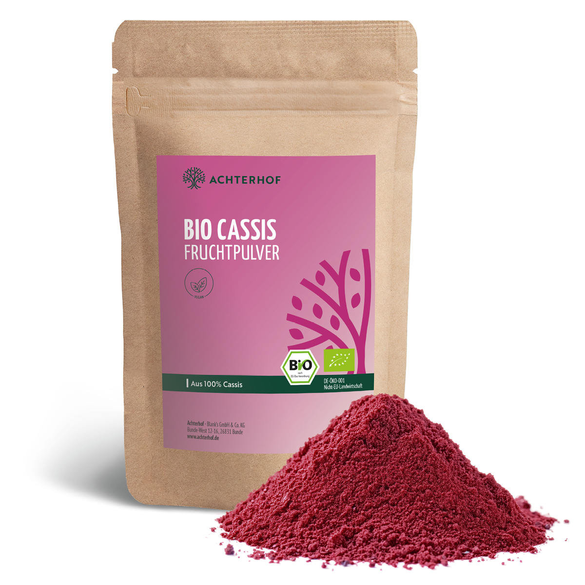 Bio Cassis Fruchtpulver (250g)