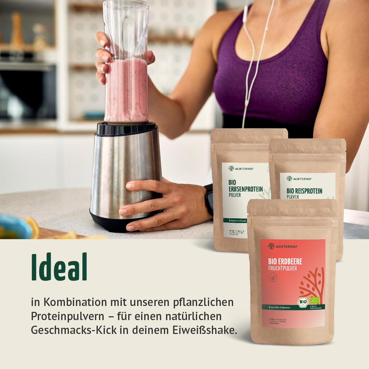 Bio Erdbeere Fruchtpulver (250g)