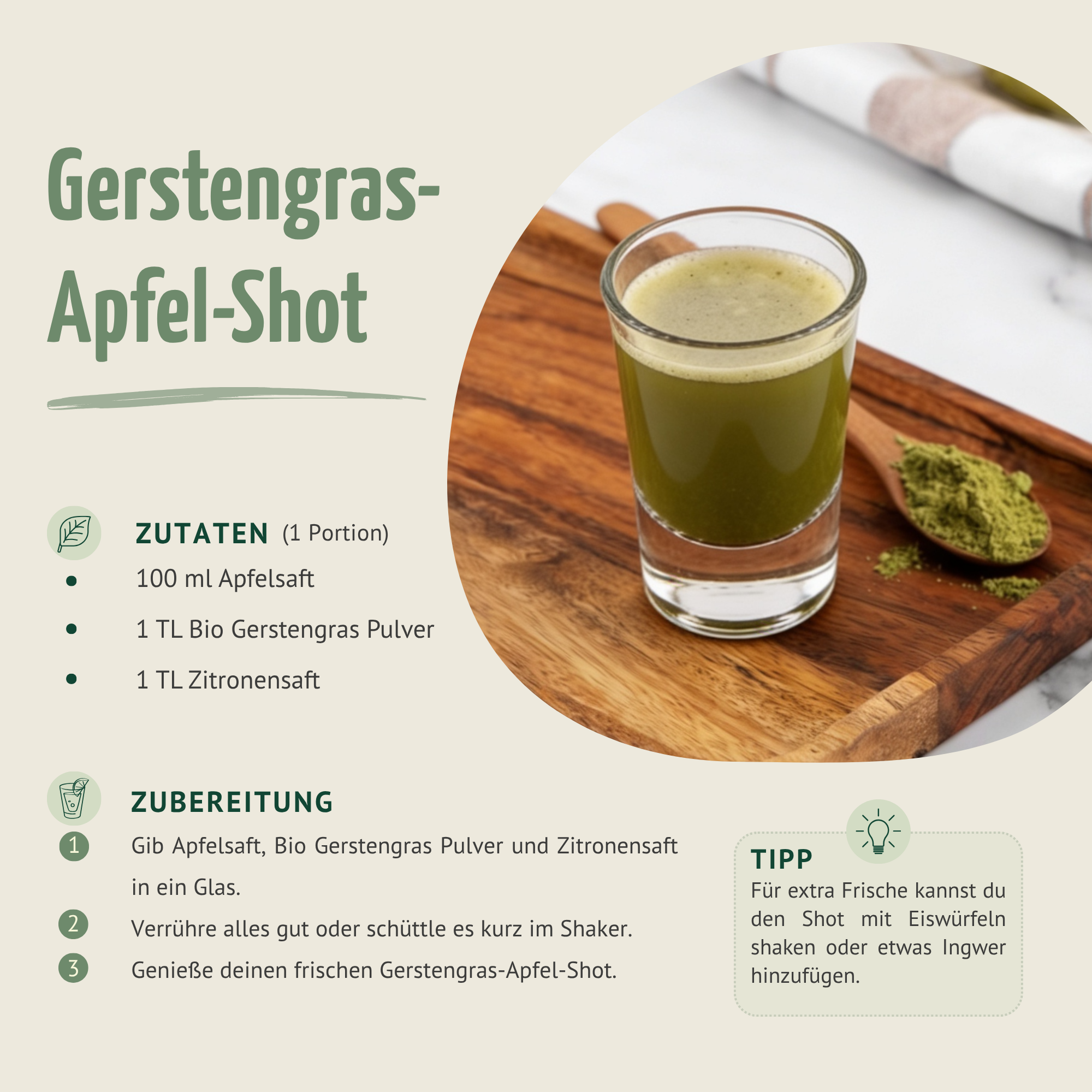 Bio Gerstengras Pulver (150g)