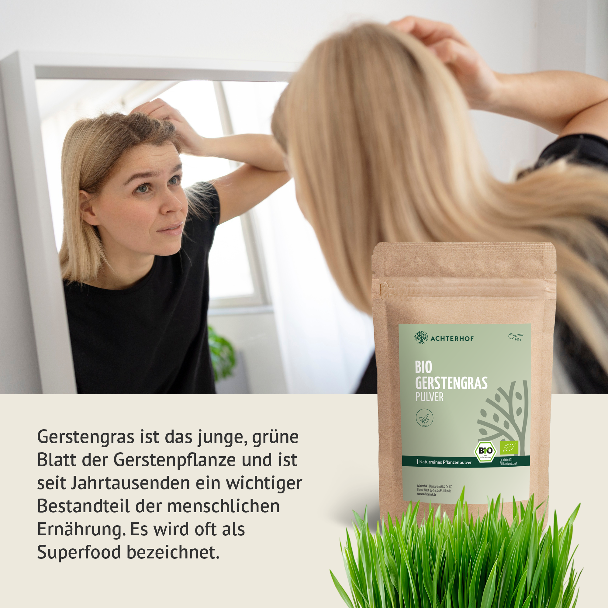 Bio Gerstengras Pulver (150g)