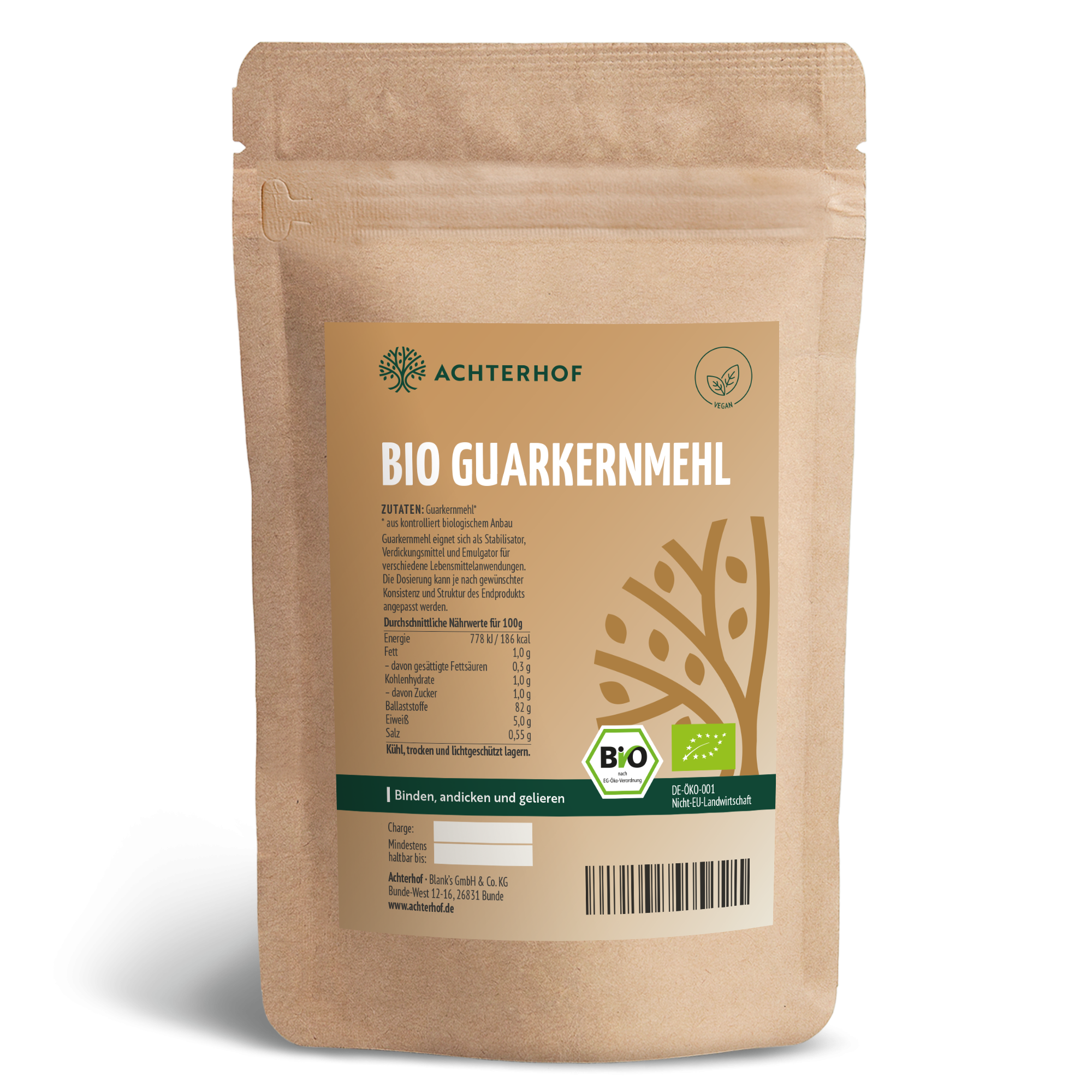 Bio Guarkernmehl (1000g)