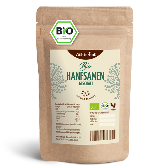 Hanfsamen geschält Bio (250g)
