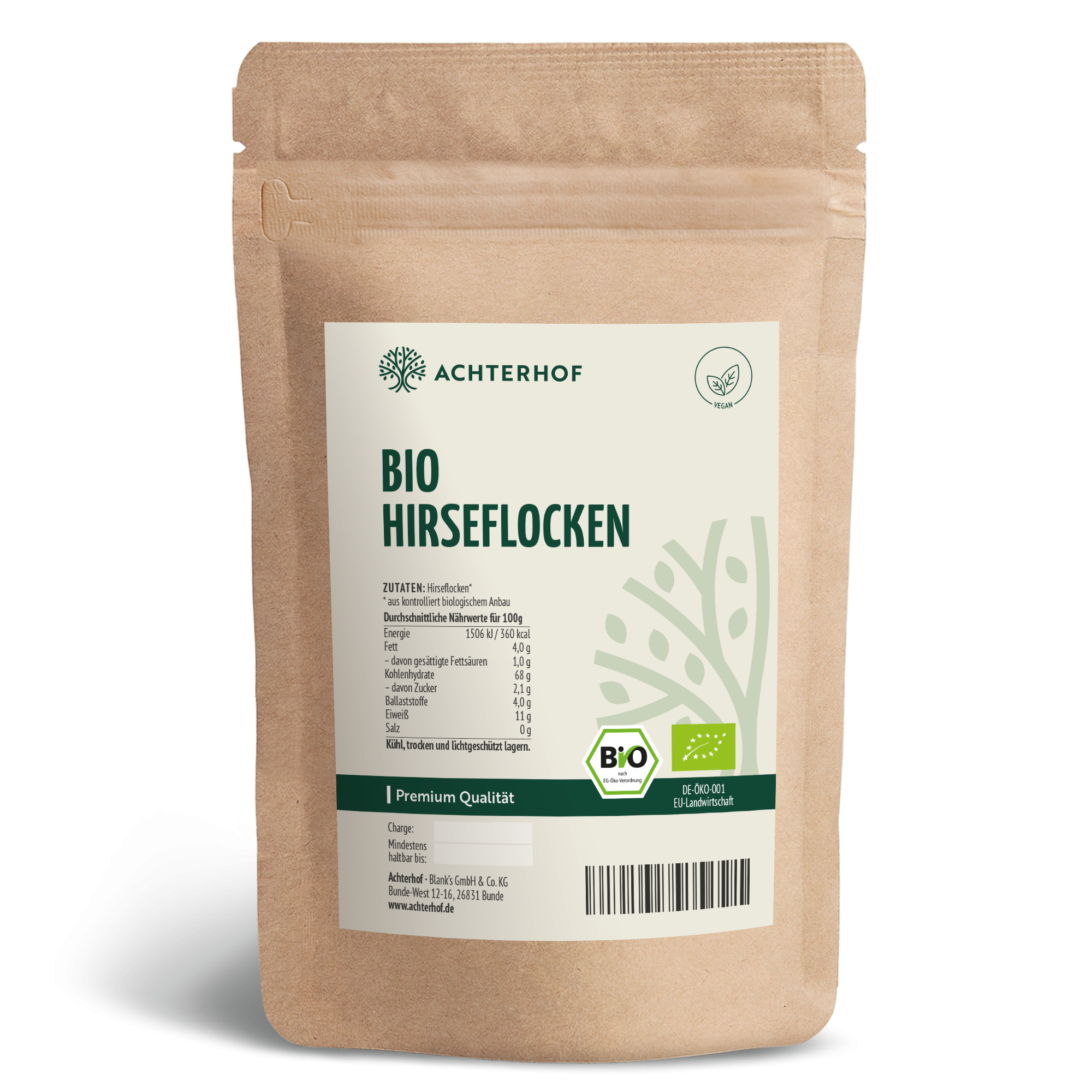 Bio Hirseflocken (1000g)