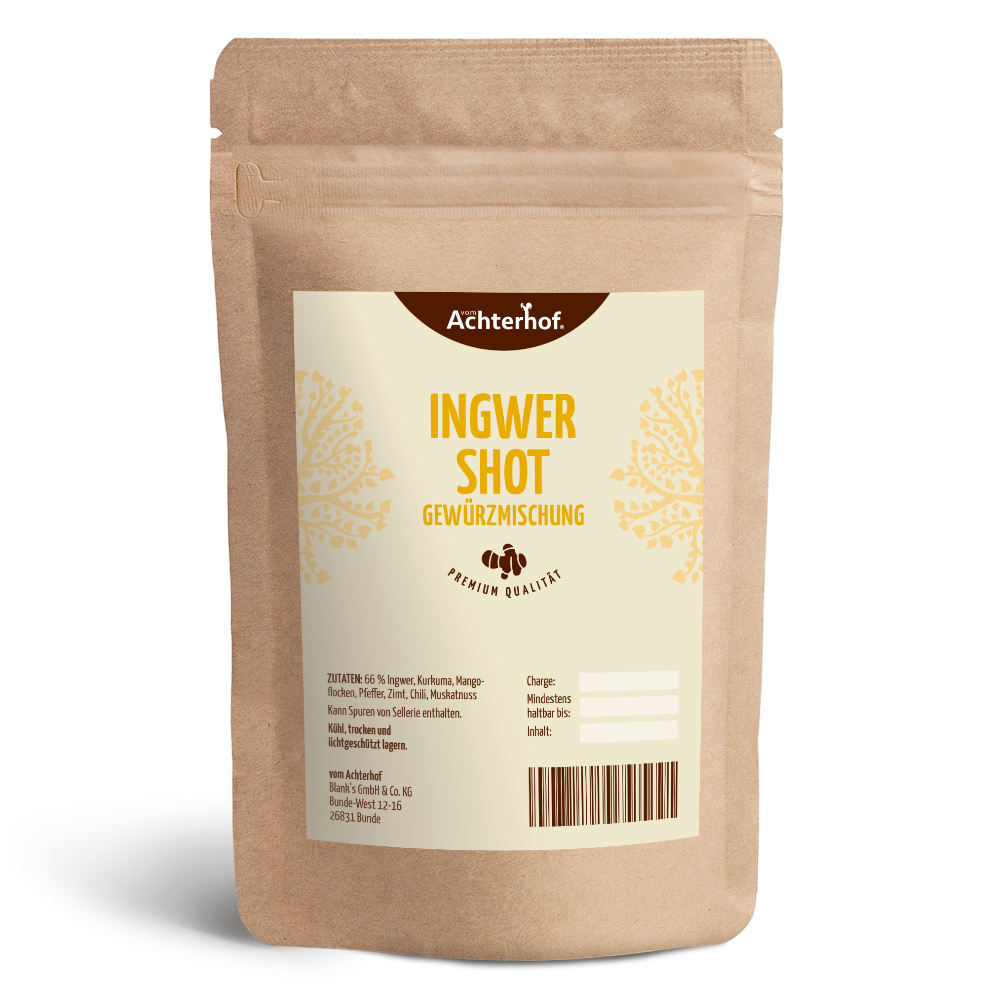 Ingwer Shot Gewürzmischung (250g)