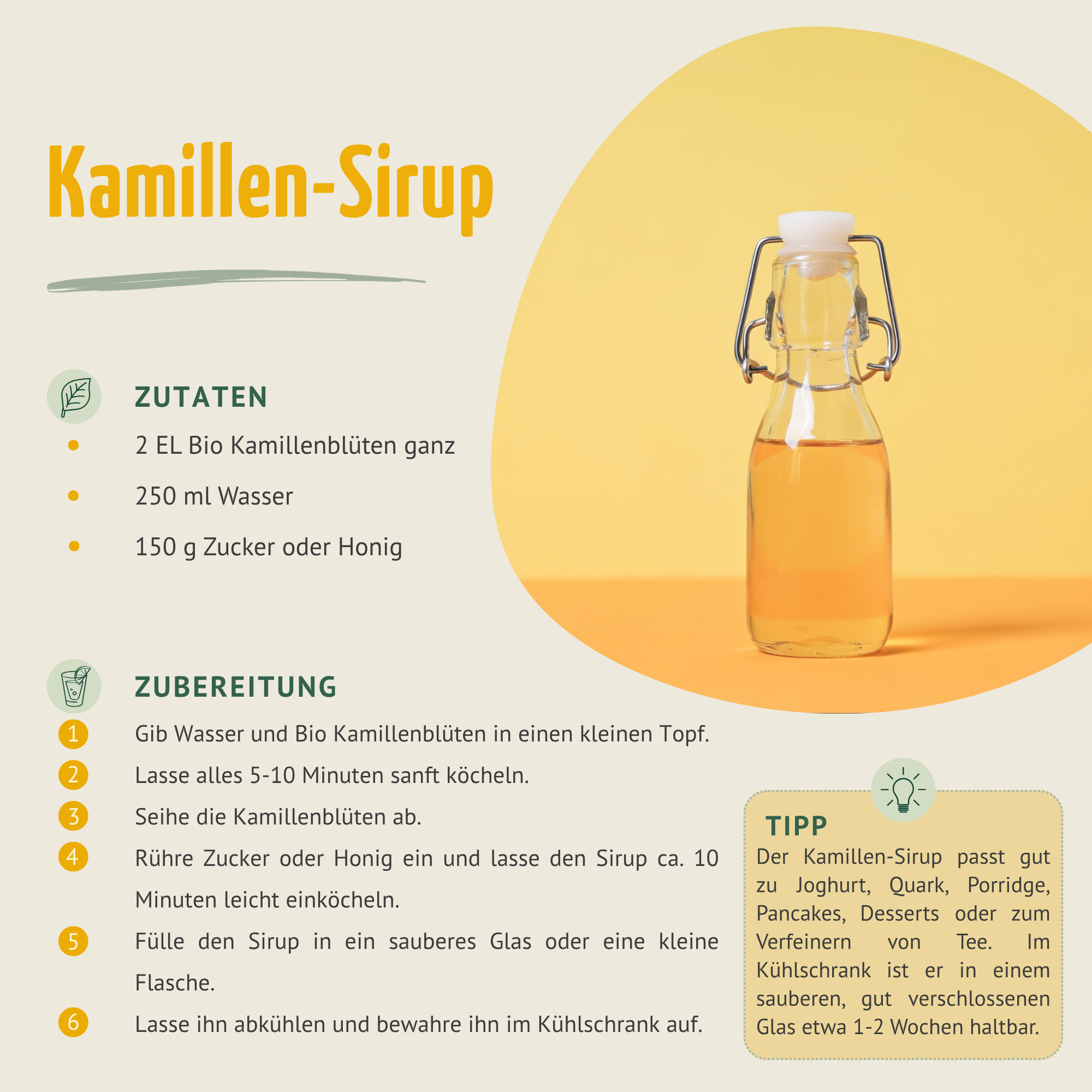 Kamillenblüten ganz Bio (500g)