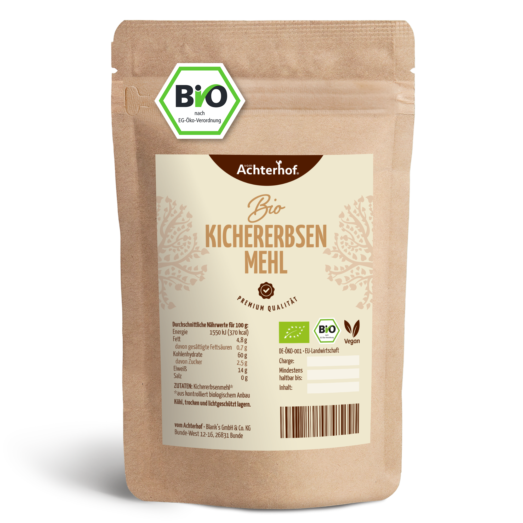 Kichererbsenmehl Bio (500g)