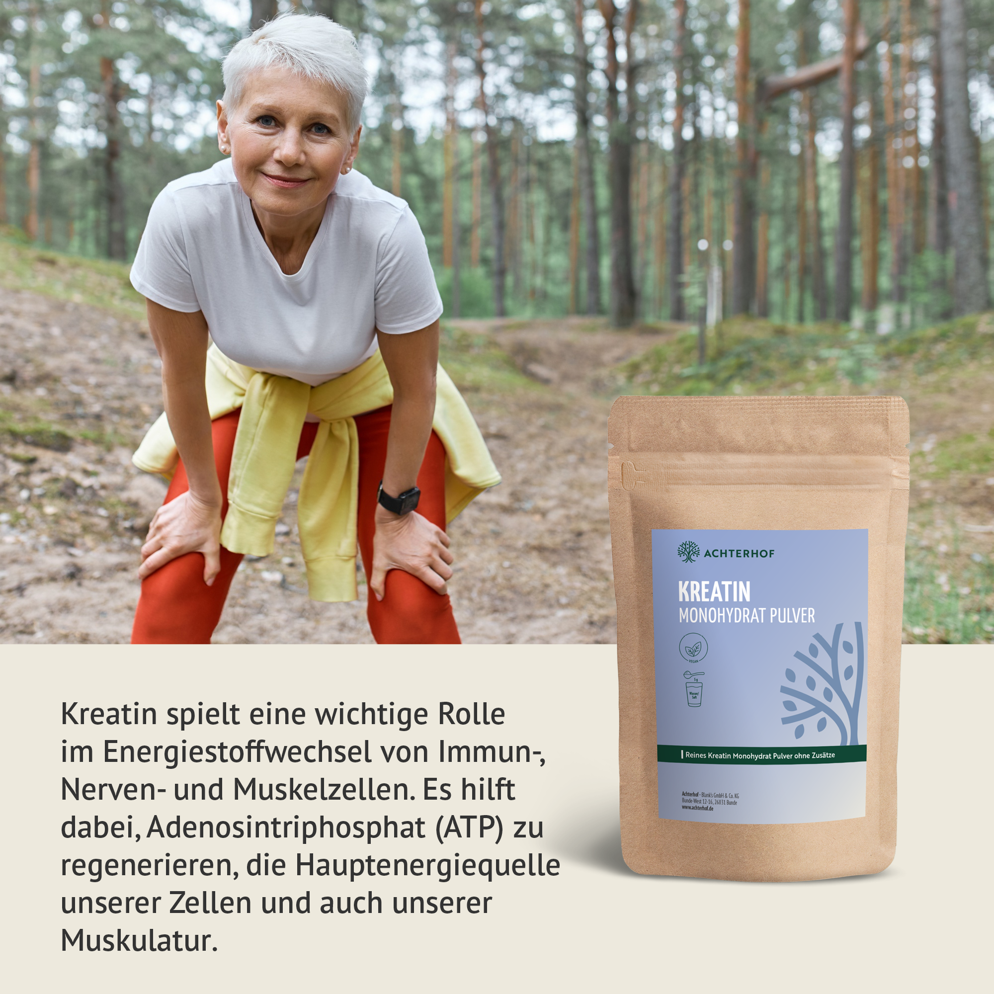 Kreatin Monohydrat Pulver (250g)