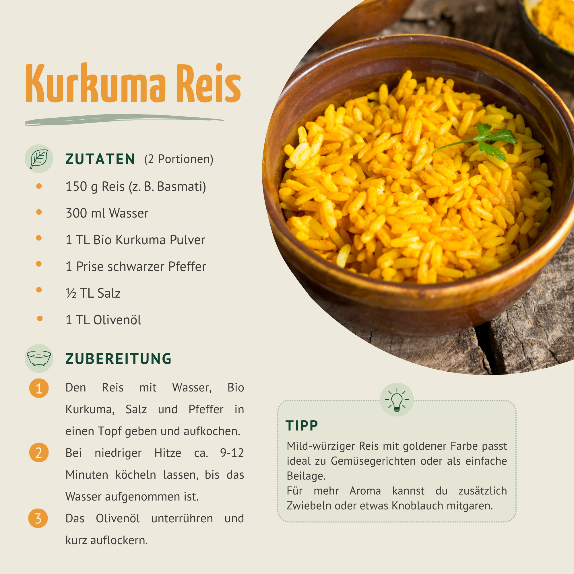 Bio Kurkuma Pulver (500g)