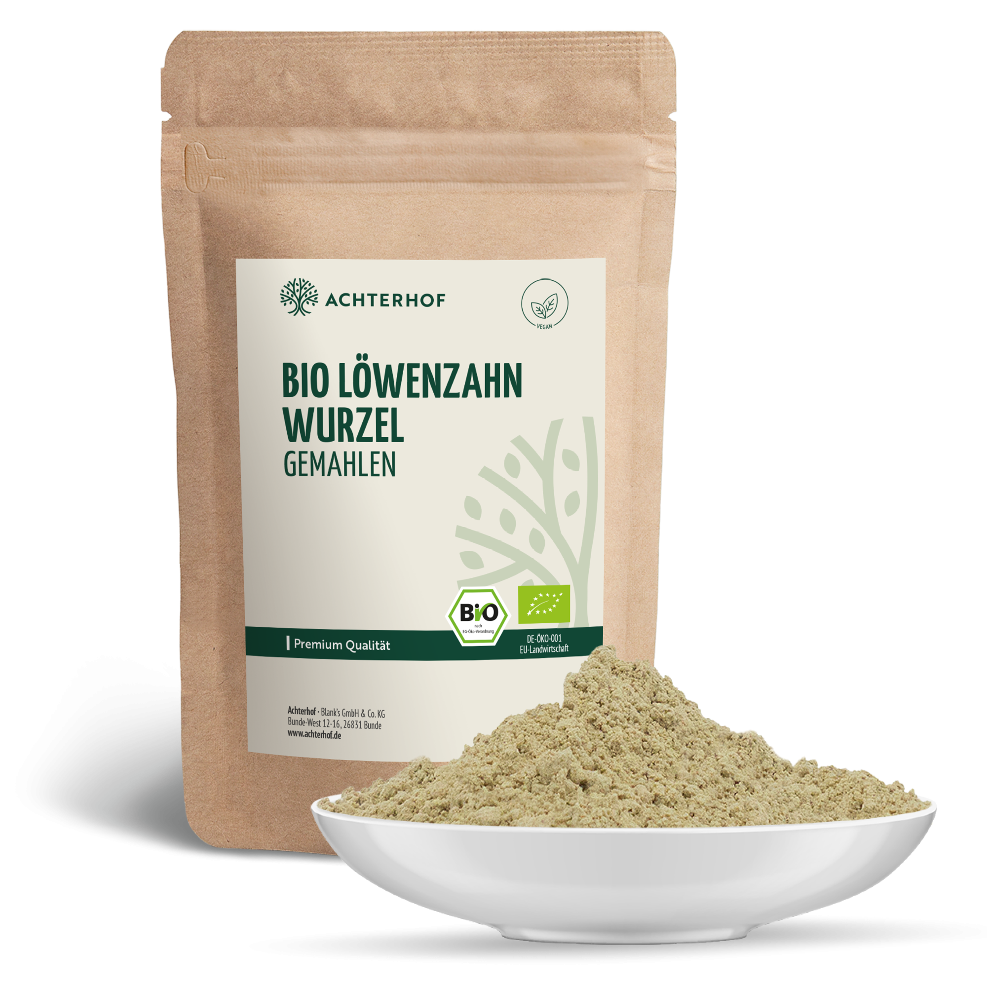 Löwenzahnwurzel Pulver Bio (100g)