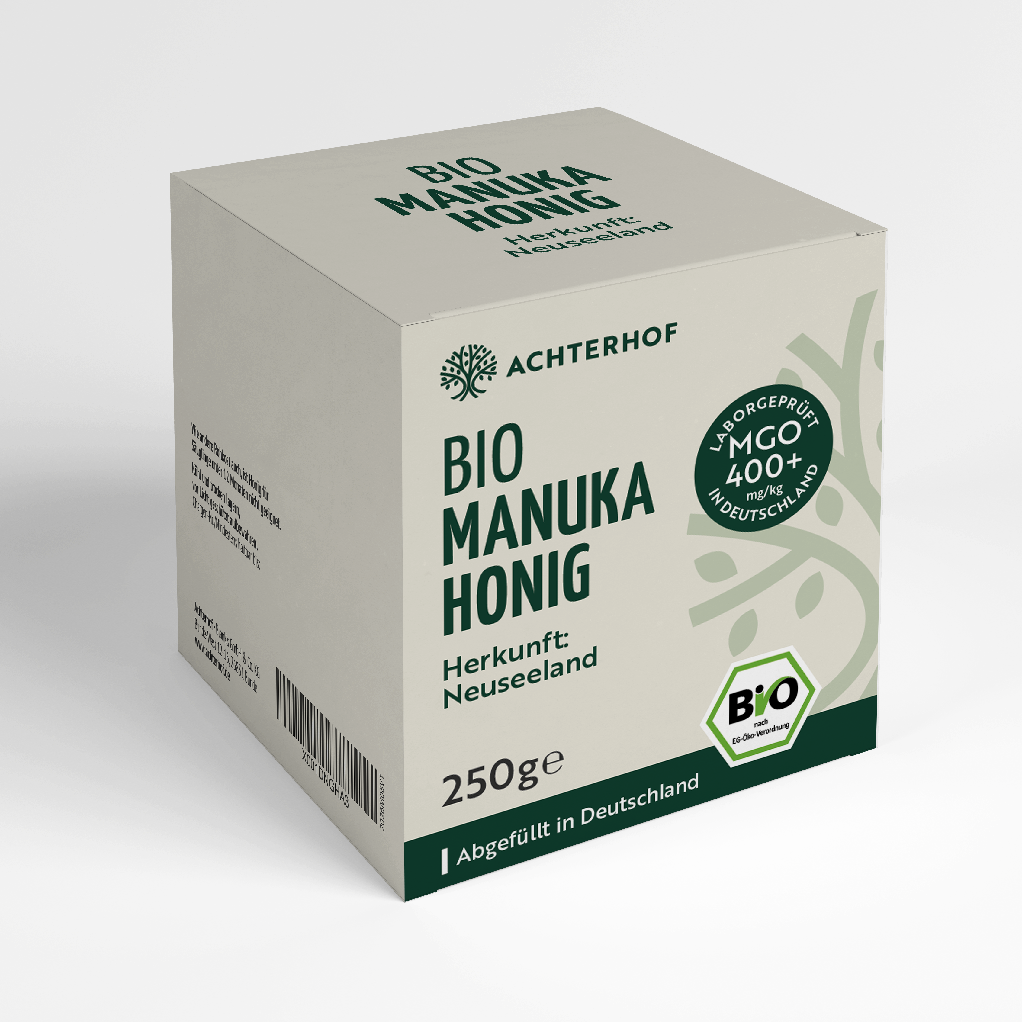 Manuka Honig Bio MGO 400+ (250g)