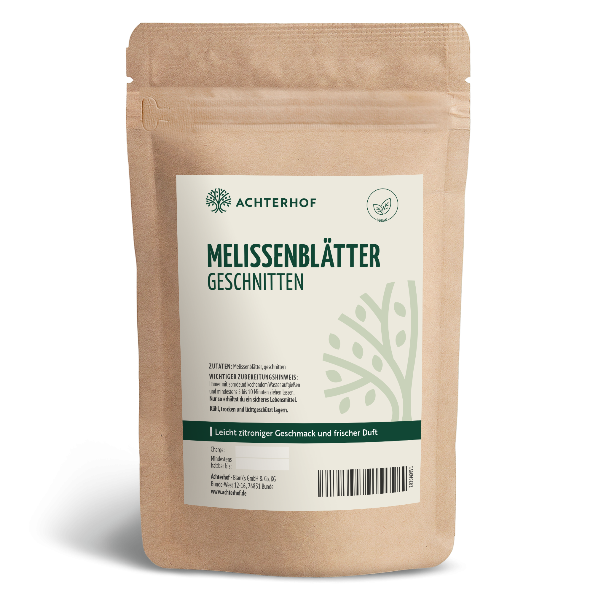 Melissenblätter geschnitten (500g)