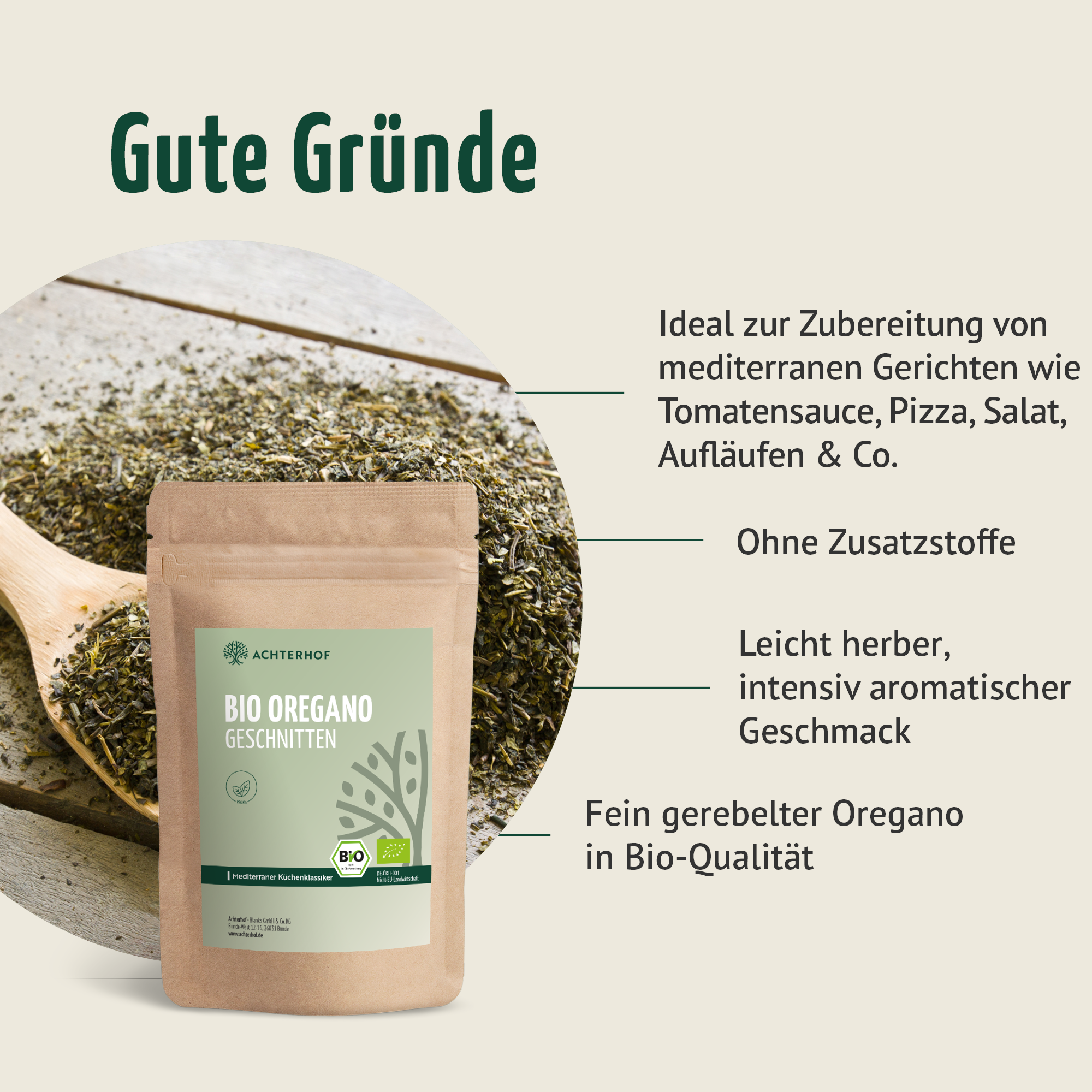 Oregano geschnitten Bio (1000g)