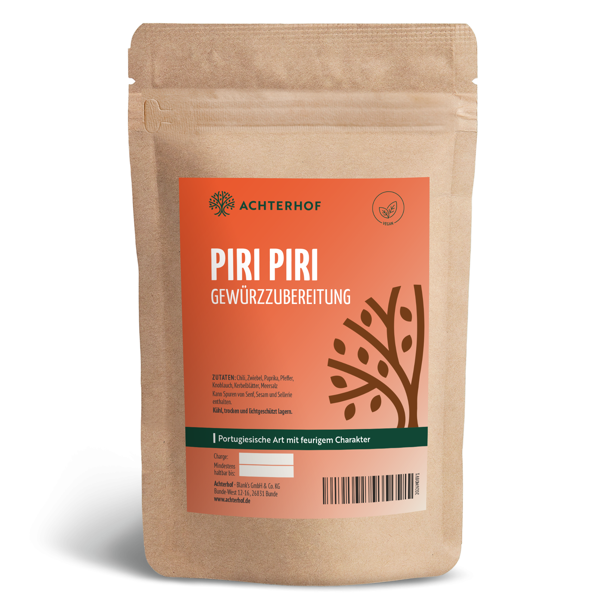 Piri Piri Gewürzzubereitung (100g)
