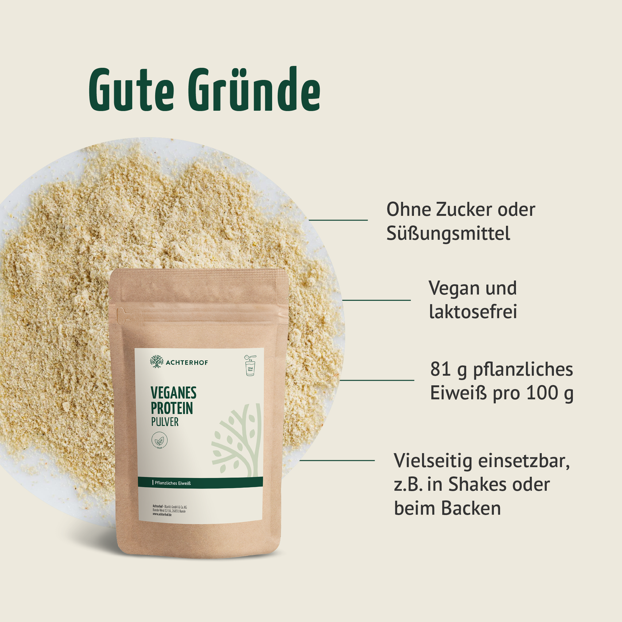 Veganes Protein Pulver (250g)