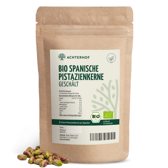 Bio spanische Pistazienkerne geschält (250g)