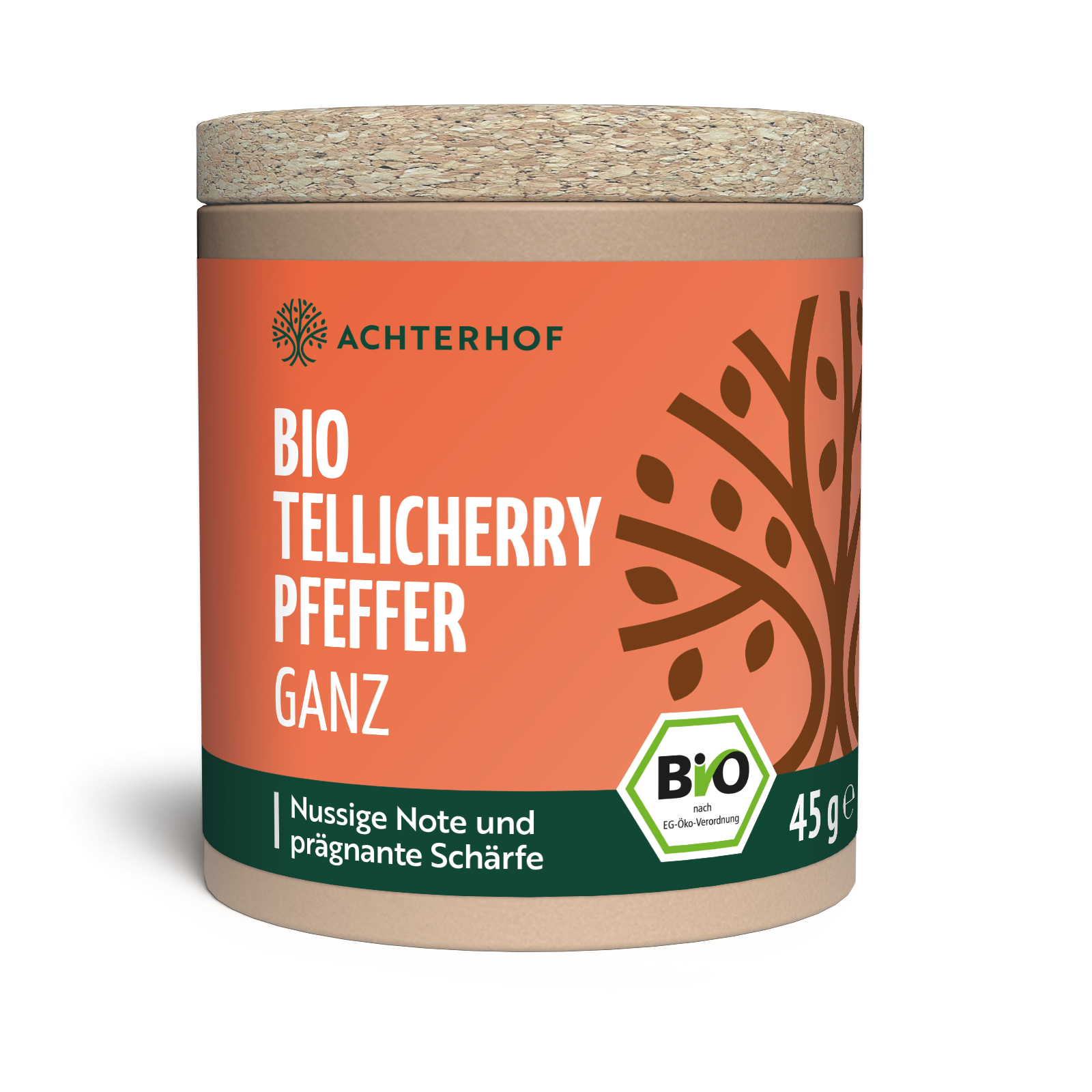 Tellicherry Pfeffer ganz Bio (45g)