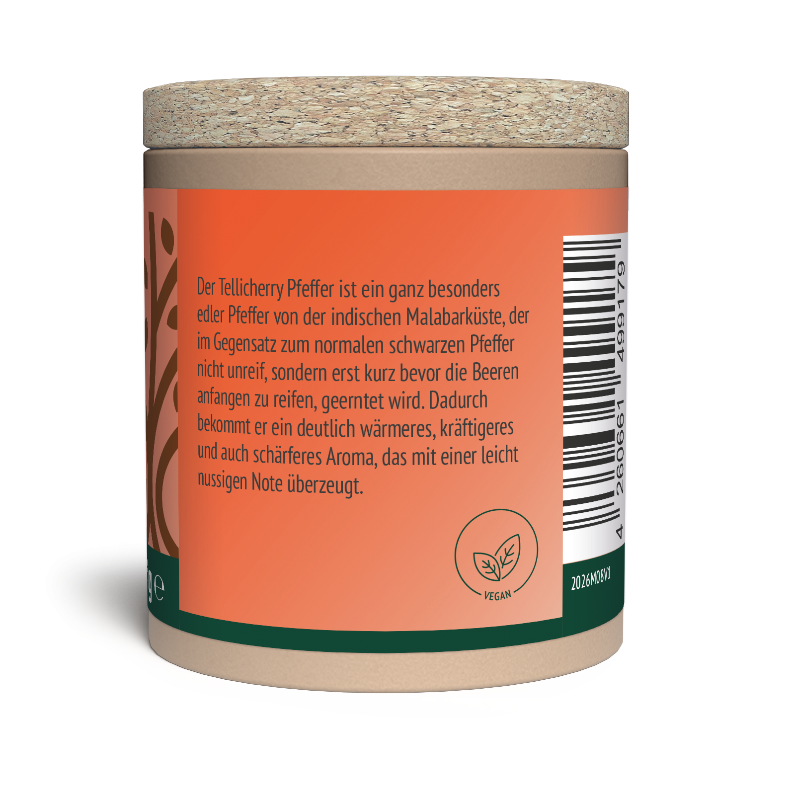 Tellicherry Pfeffer ganz Bio (45g)