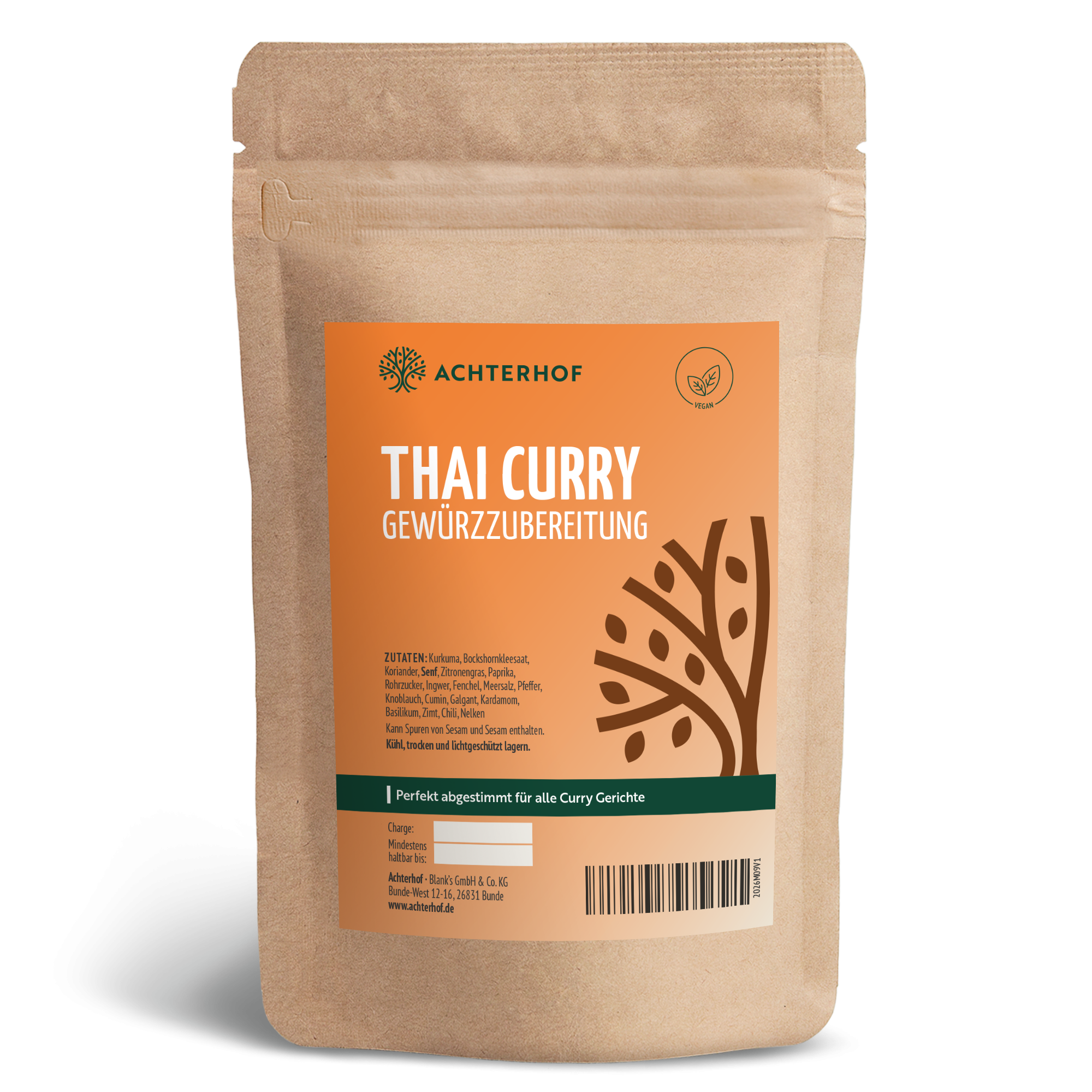 Thai Curry Gewürzzubereitung (100g)