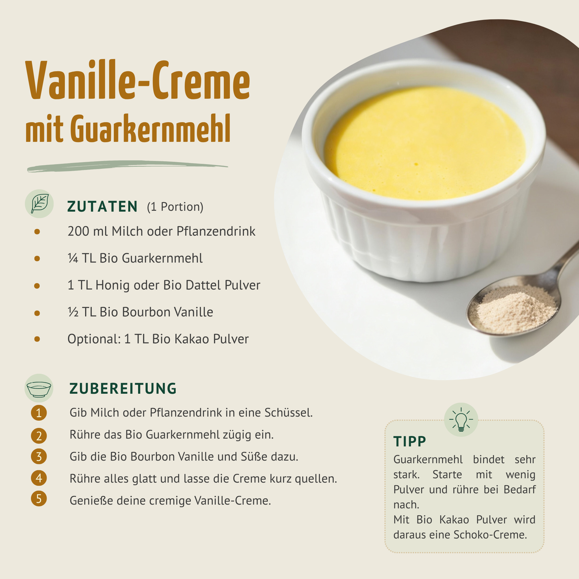 Bio Guarkernmehl (1000g)