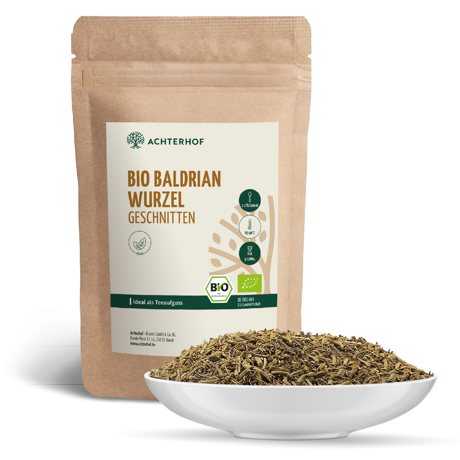 Baldrianwurzel geschnitten Bio (500g)