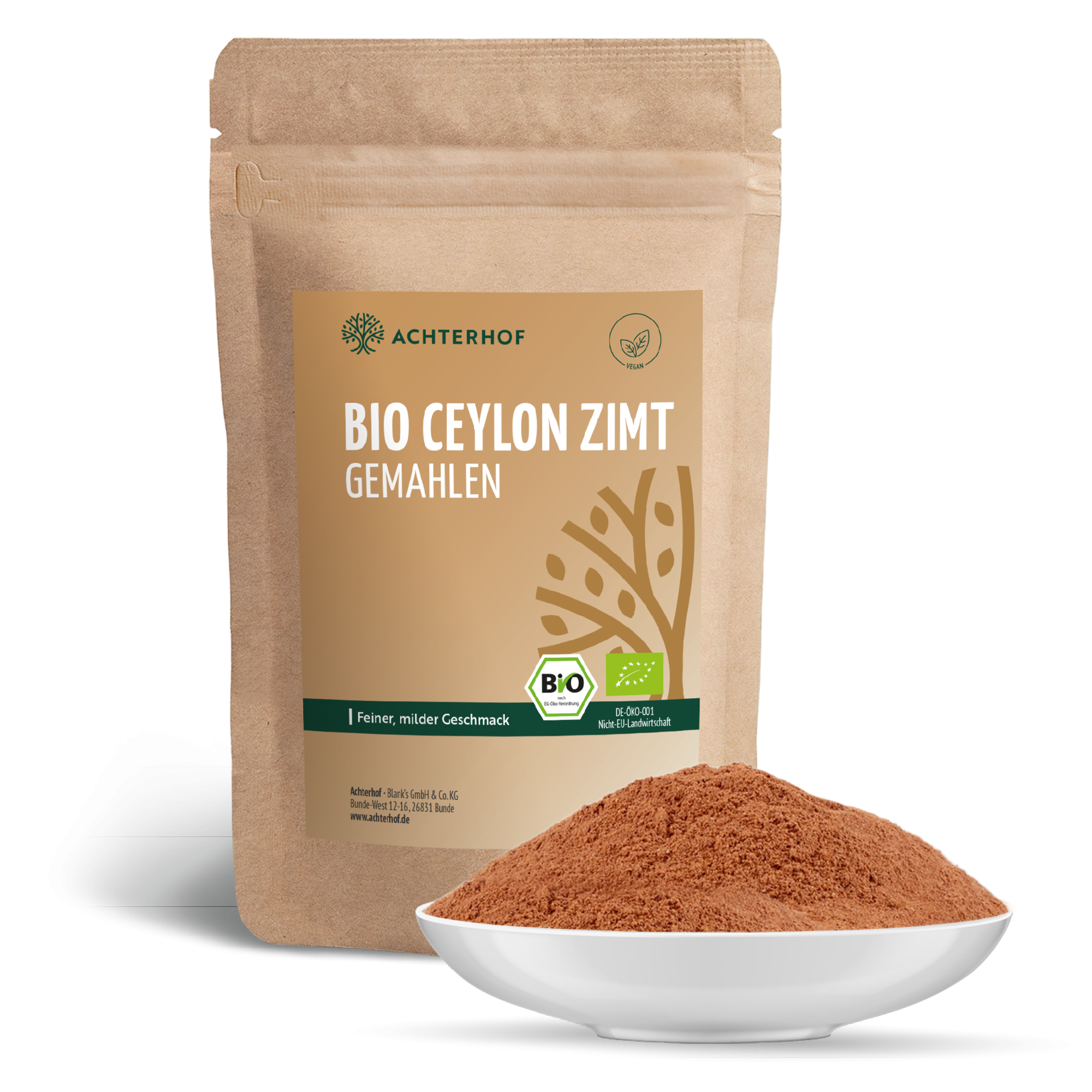 Bio Ceylon Zimt gemahlen (500g)