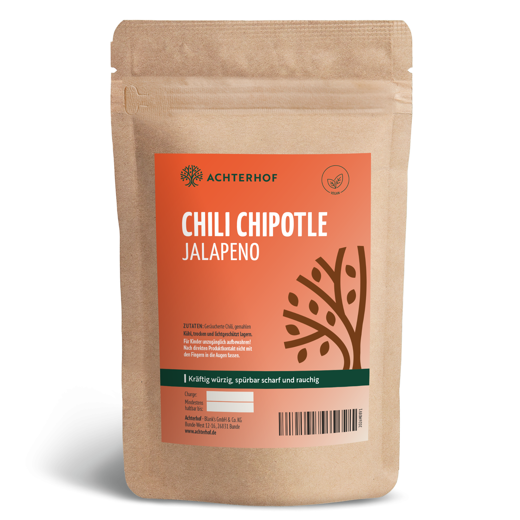 Chili Chipotle Jalapeno gemahlen (100g)