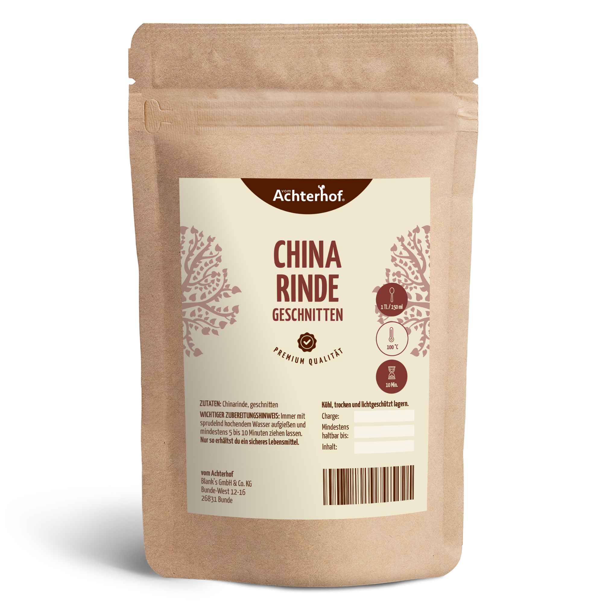 Chinarinde geschnitten (250g)