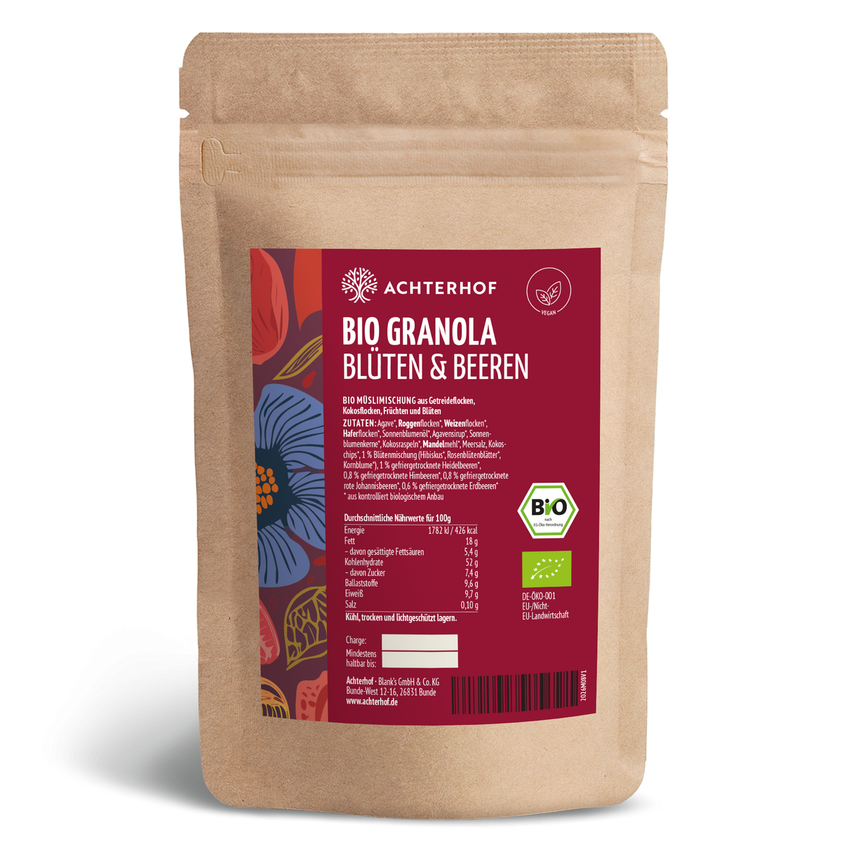 Bio Granola Blüten & Beeren (250g)