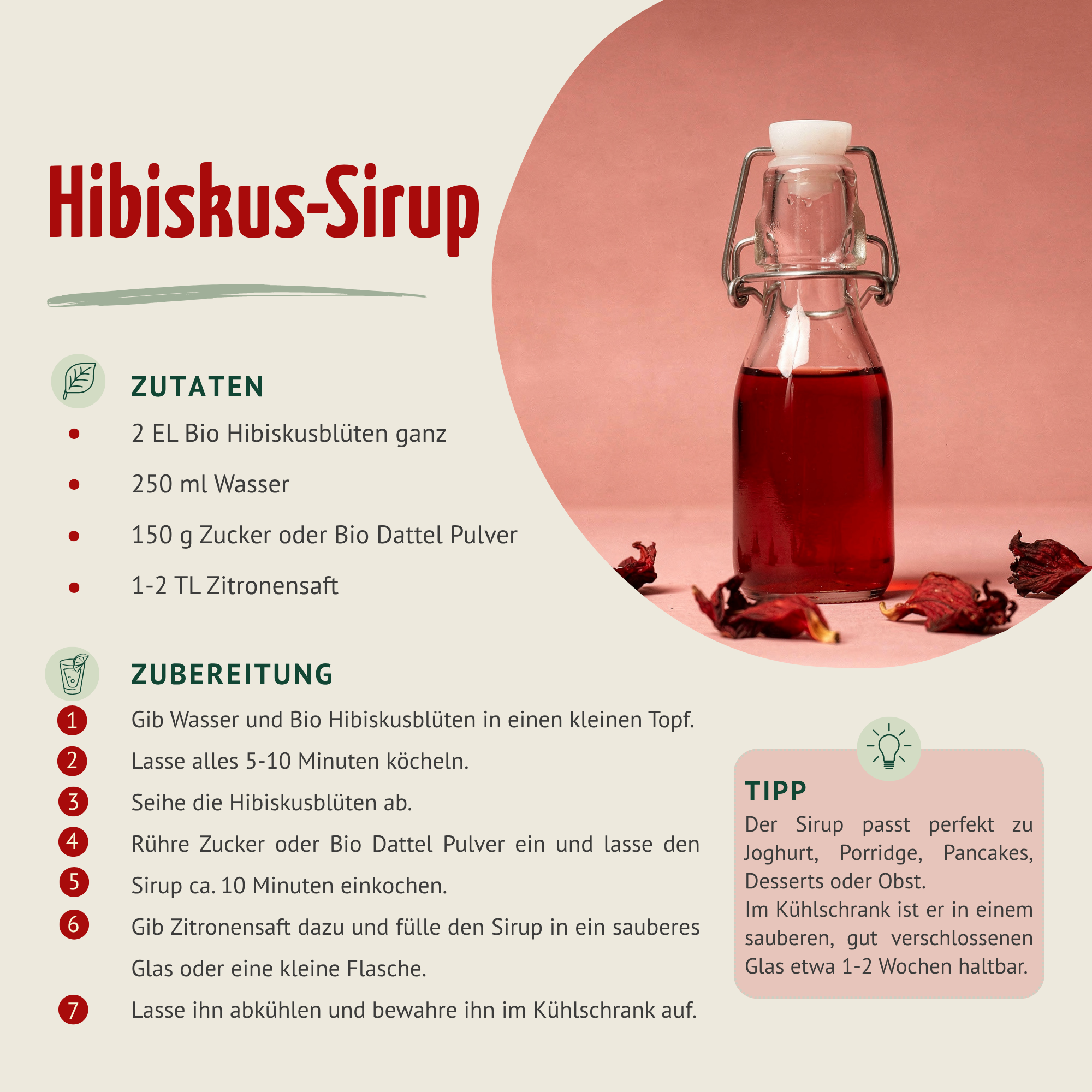 Bio Hibiskusblüten ganz (1000g)