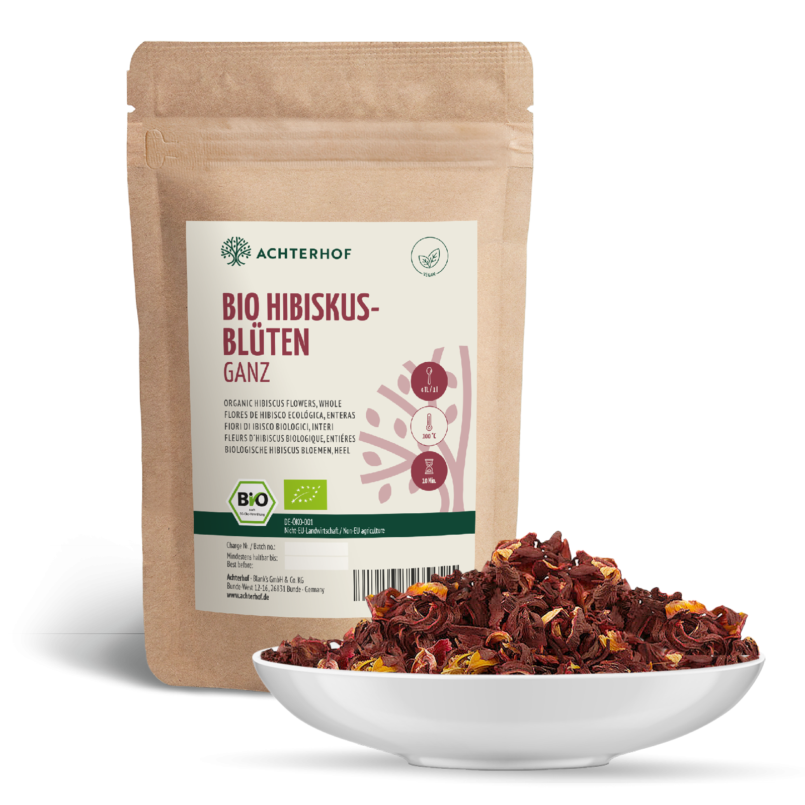 Hibiskusblüten ganz Bio (40g)