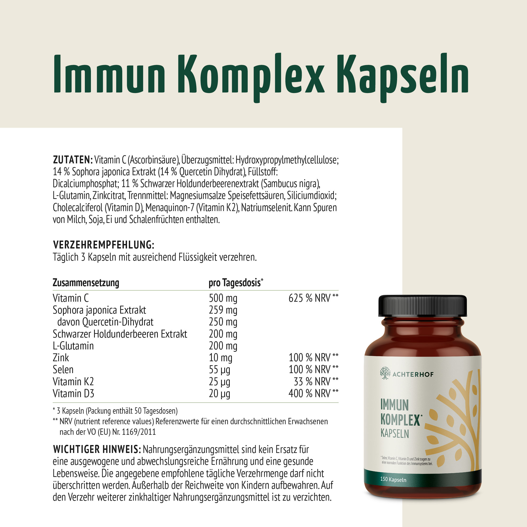 Immun Komplex (150 Kapseln)