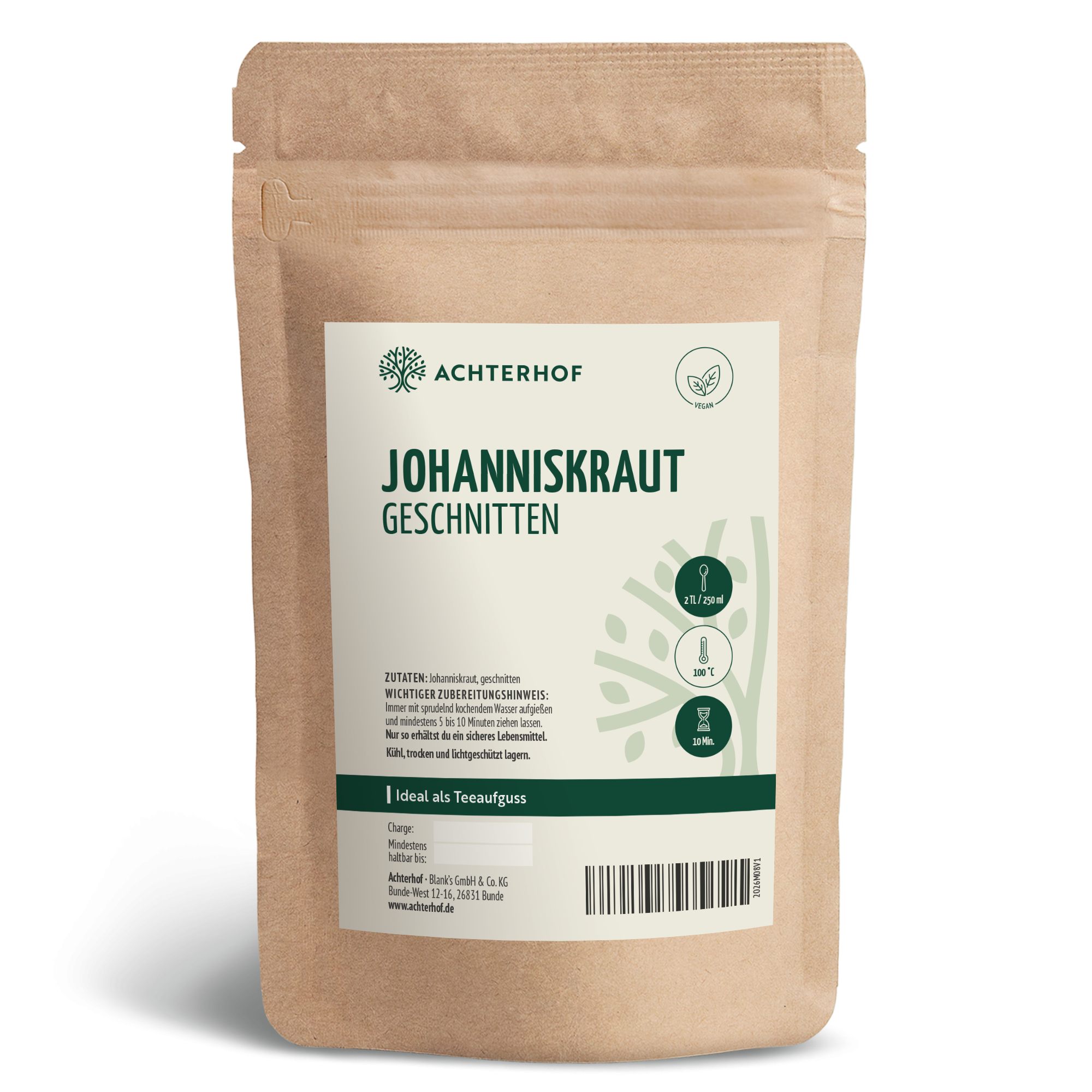Johanniskraut geschnitten (100g)