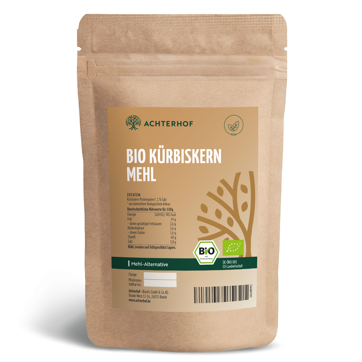 Kürbiskern Proteinmehl Bio (250g)