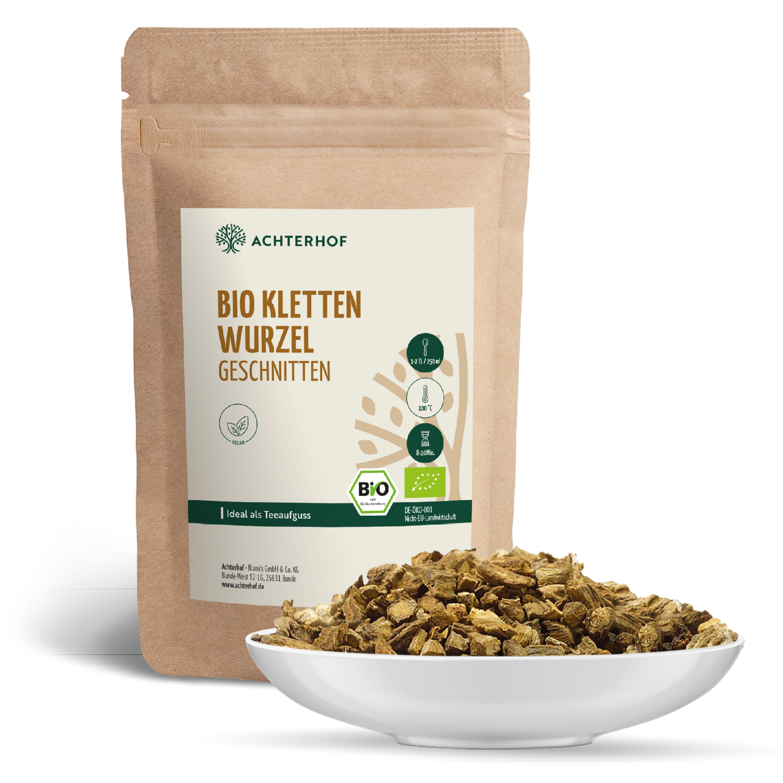 Klettenwurzel geschnitten Bio (100g)