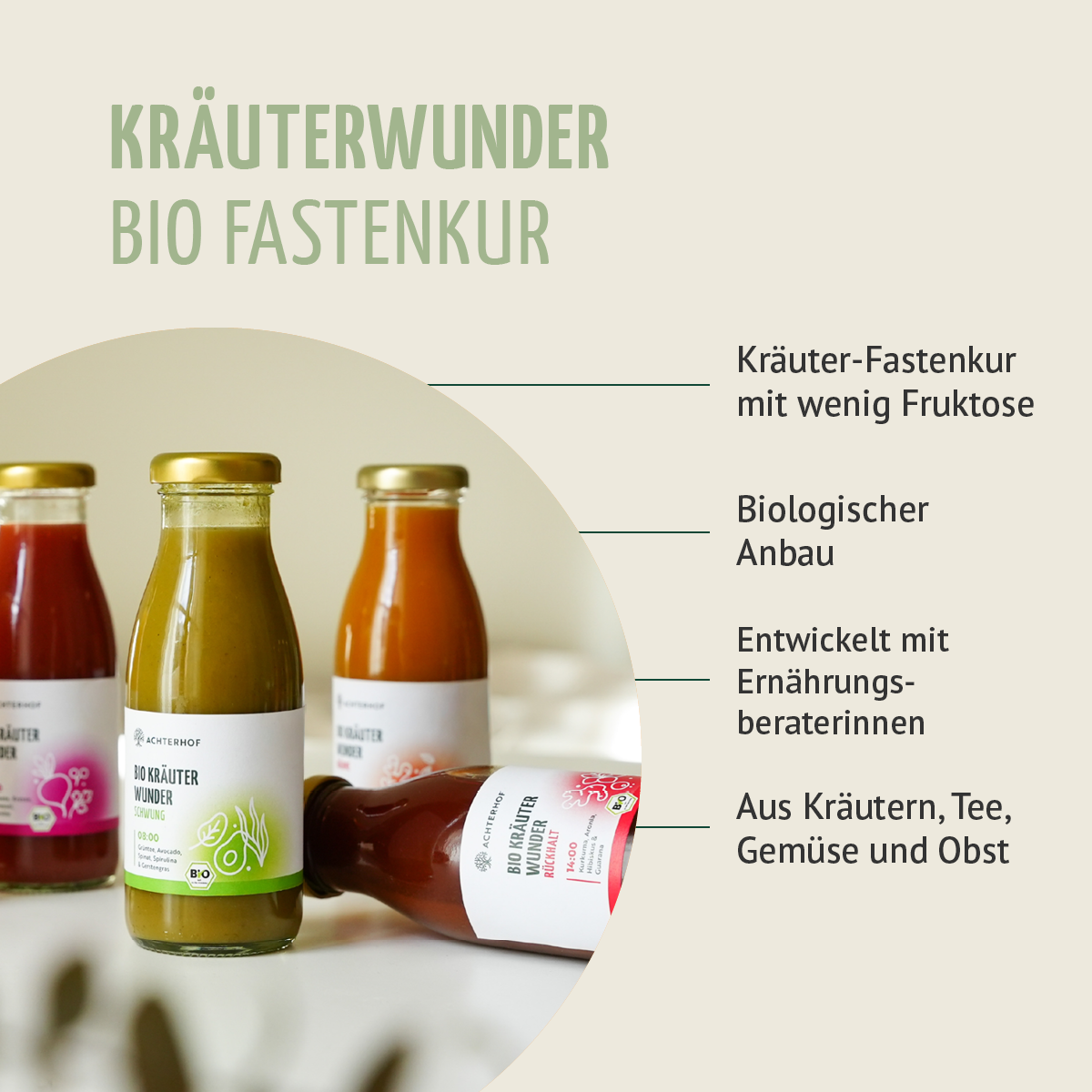 Kräuterwunder Bio Fastenkur 7 Tage (42 Flaschen)