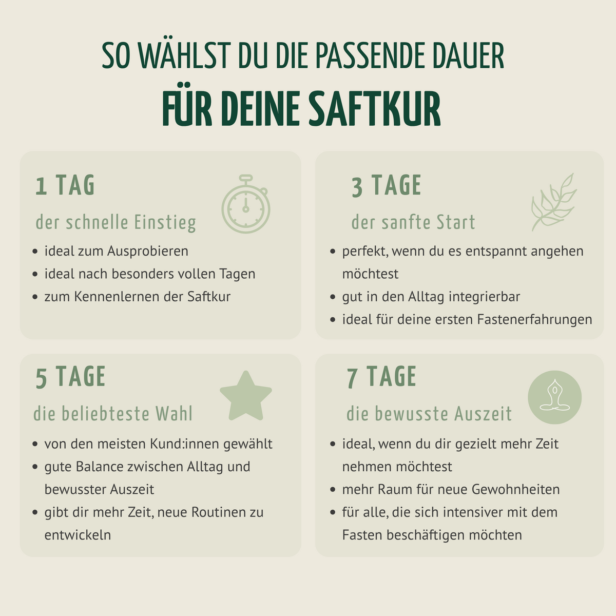 Kräuterwunder Bio Fastenkur 7 Tage (42 Flaschen)