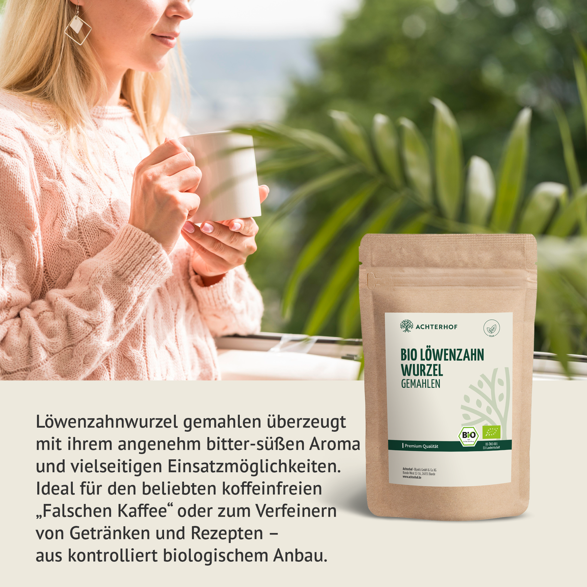 Löwenzahnwurzel Pulver Bio (250g)