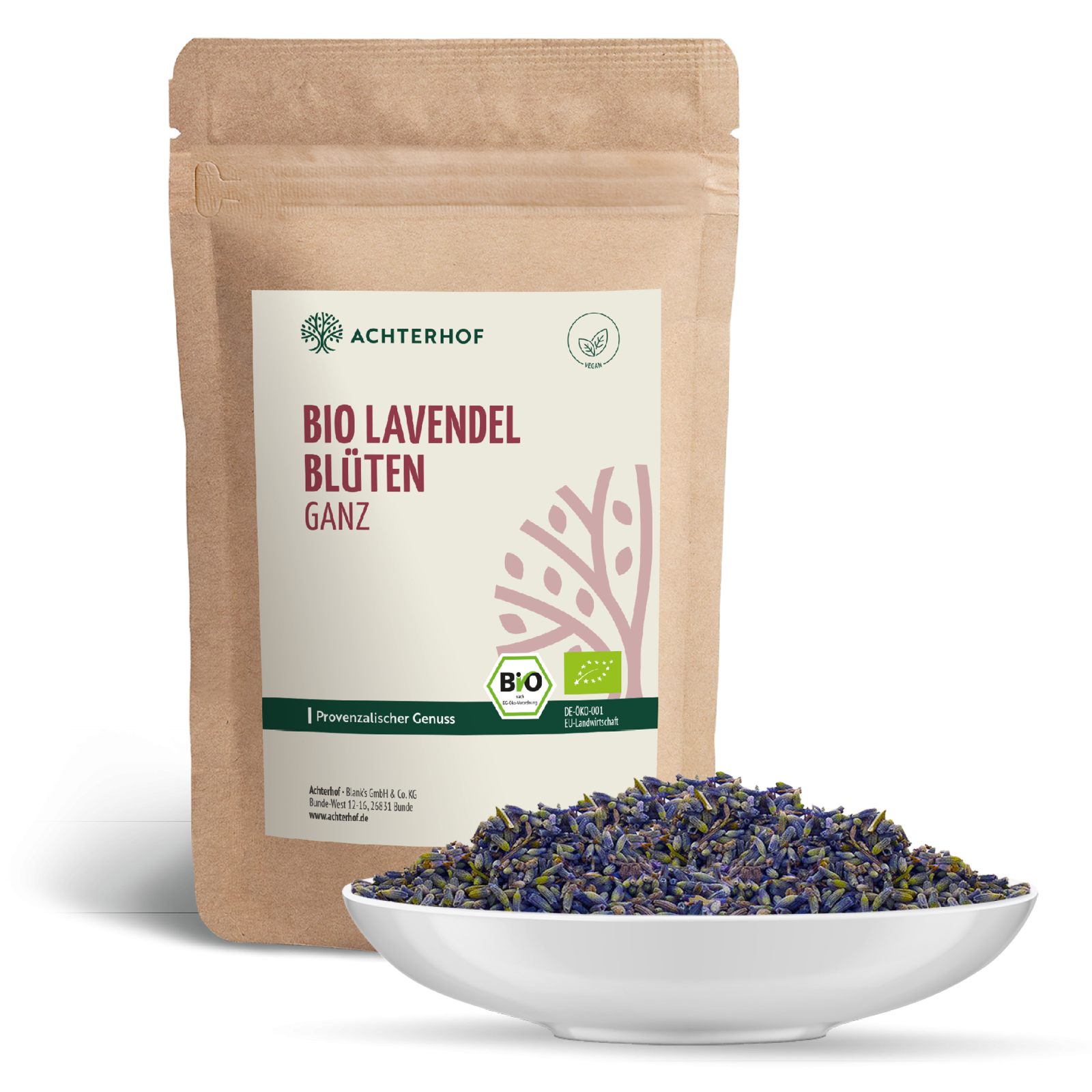 Lavendelblüten ganz Bio (250g)