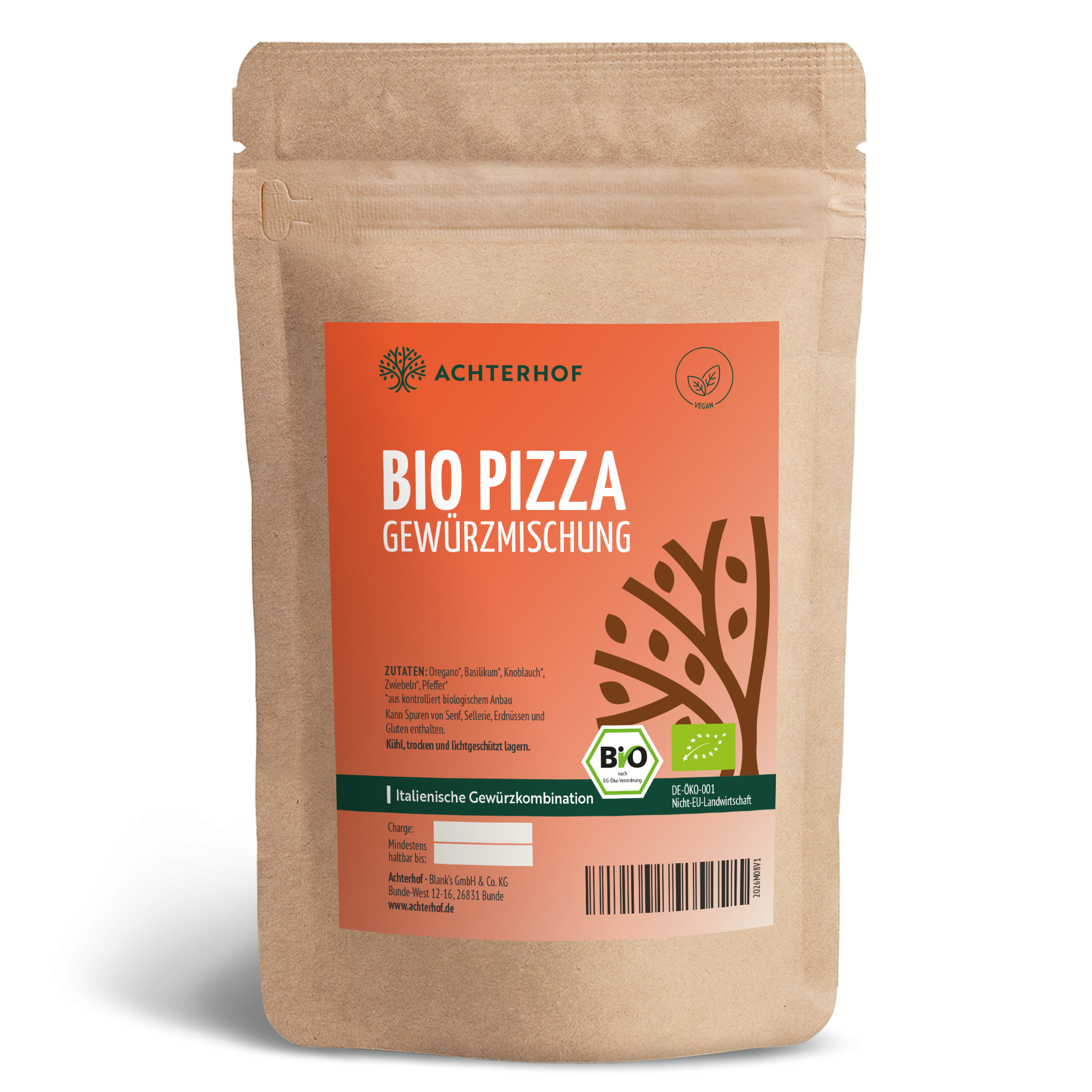 Bio Pizza Gewürzmischung (100g)