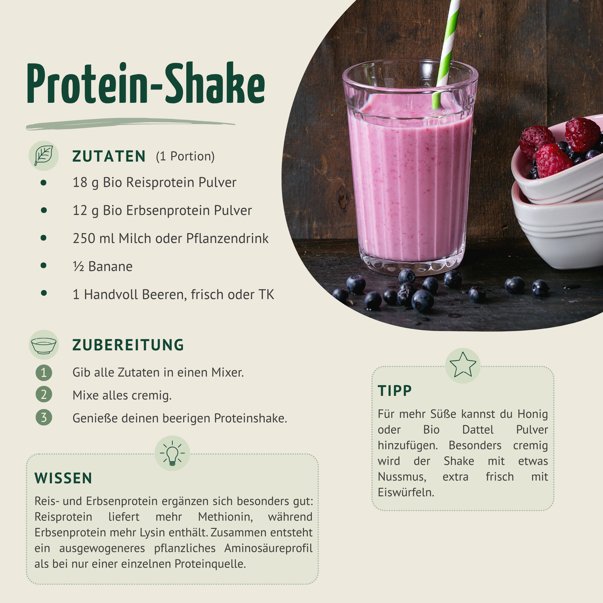 Bio Reisprotein Pulver (1000g)