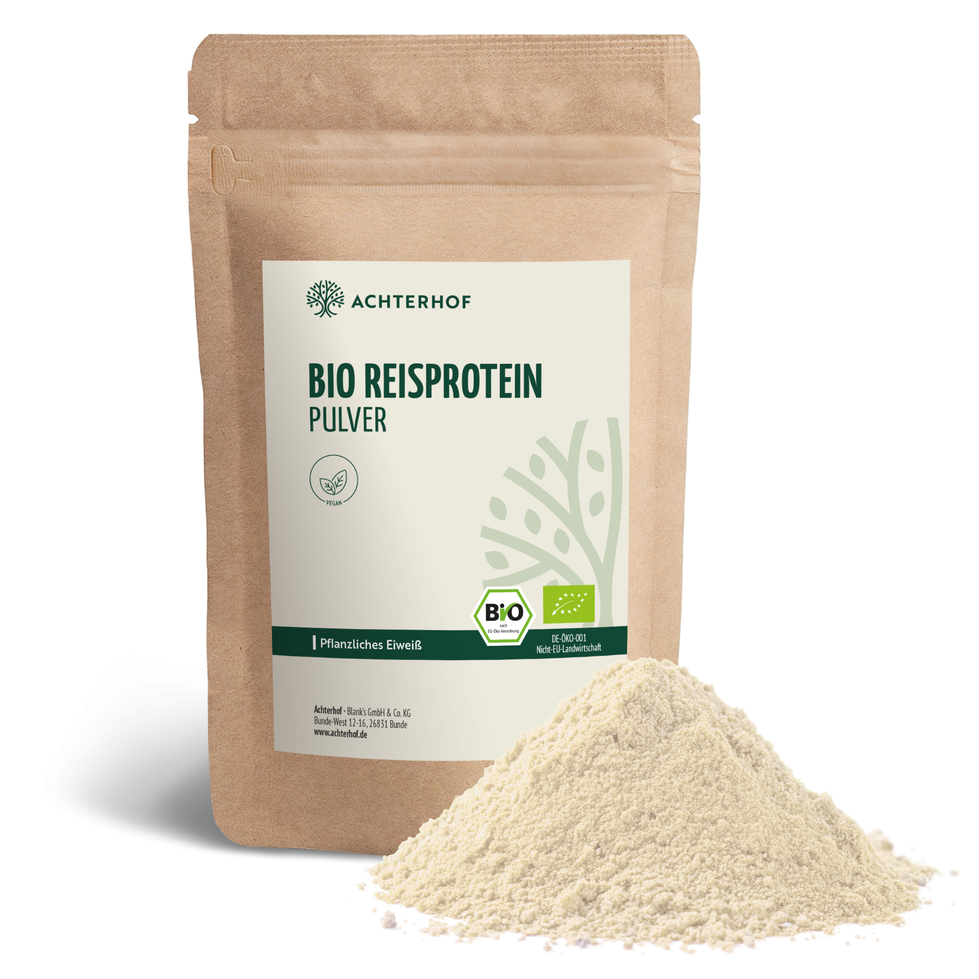 Bio Reisprotein Pulver (1000g)