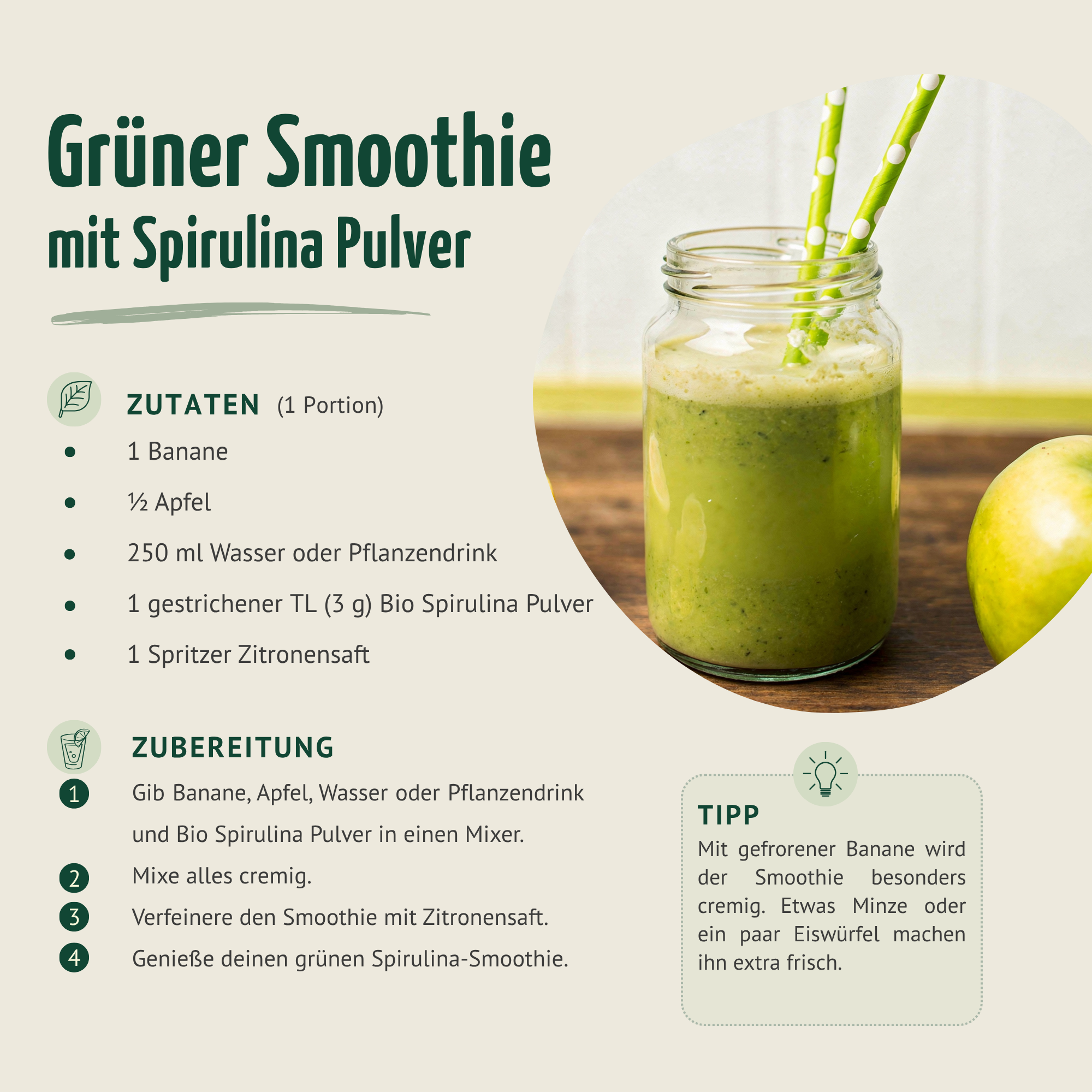 Bio Spirulina Pulver (250g)