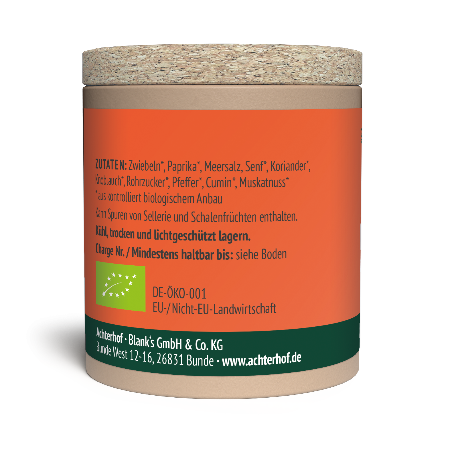 Spicy BBQ Rub Gewürzzubereitung Bio (54g)