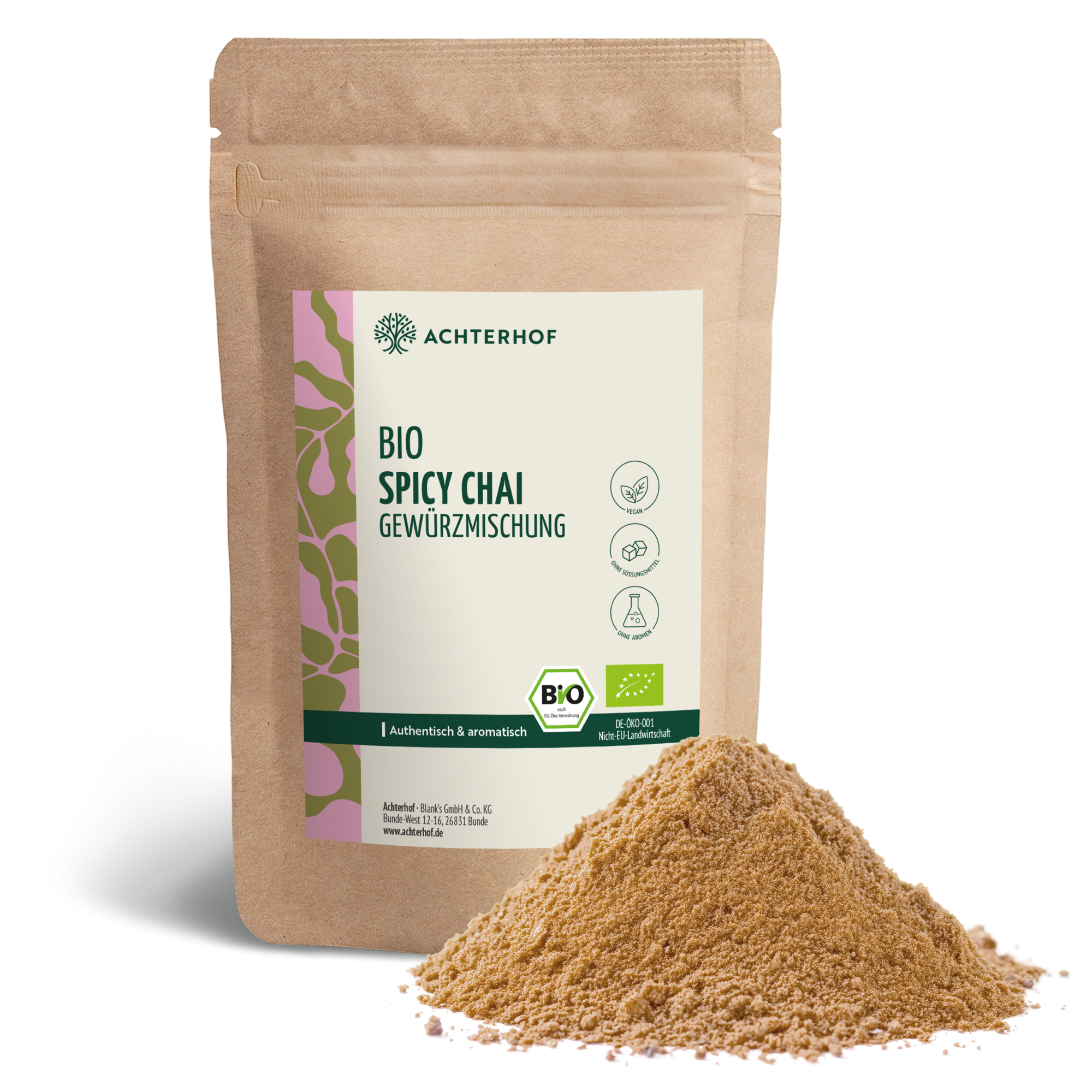 Bio Spicy Chai Gewürzmischung – zuckerfrei (100g)