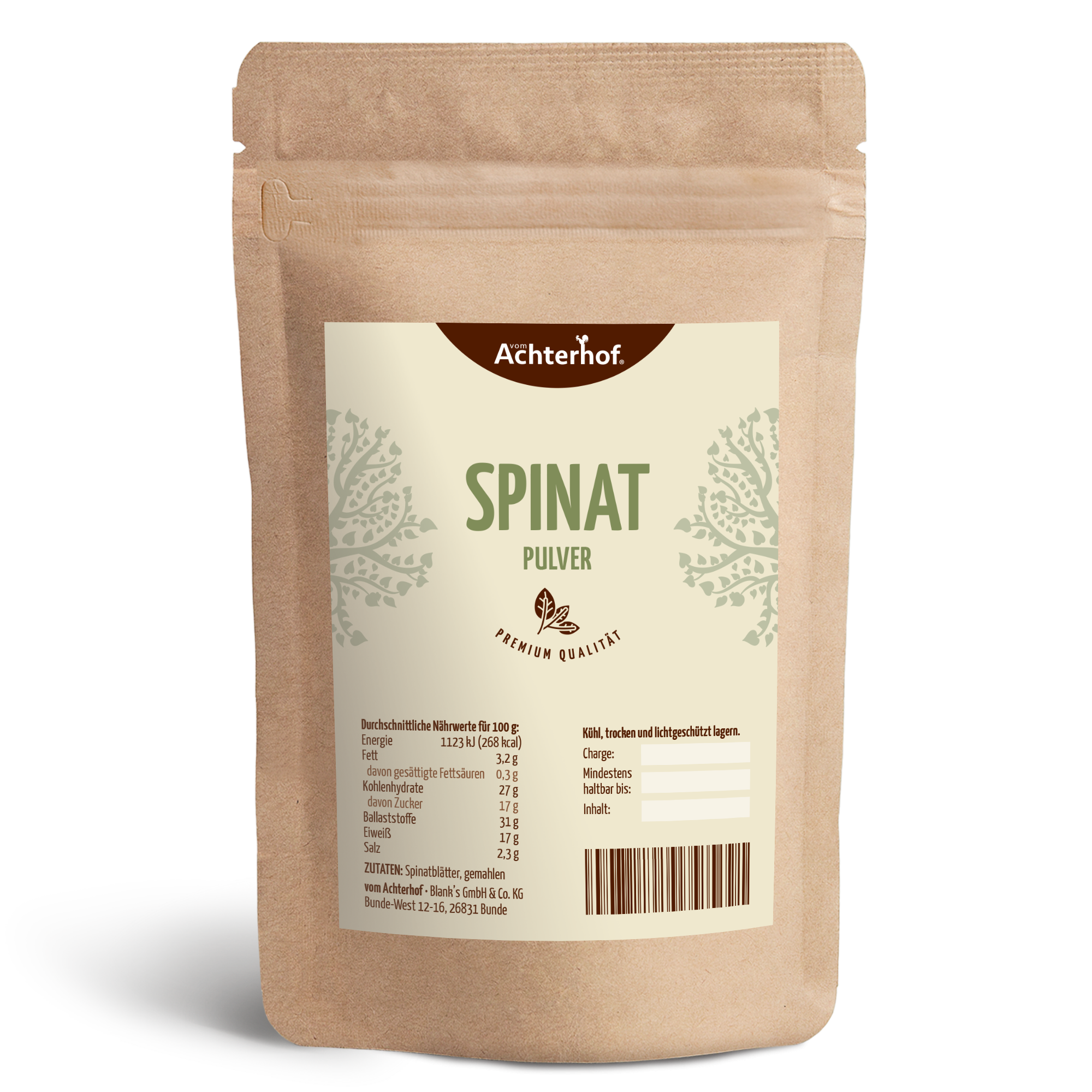 Spinat Pulver (250g)