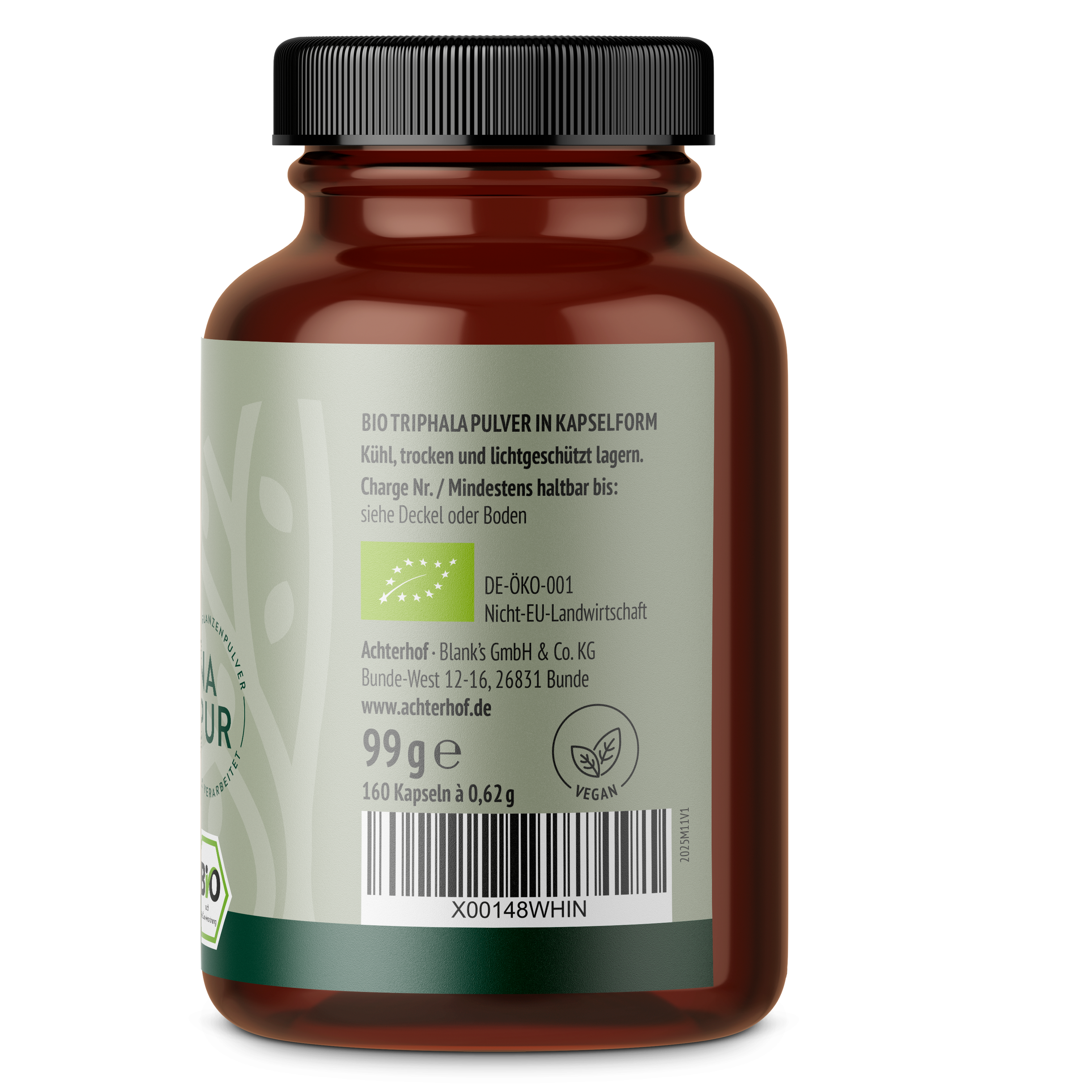 Bio Triphala Kapseln (160 Kapseln)