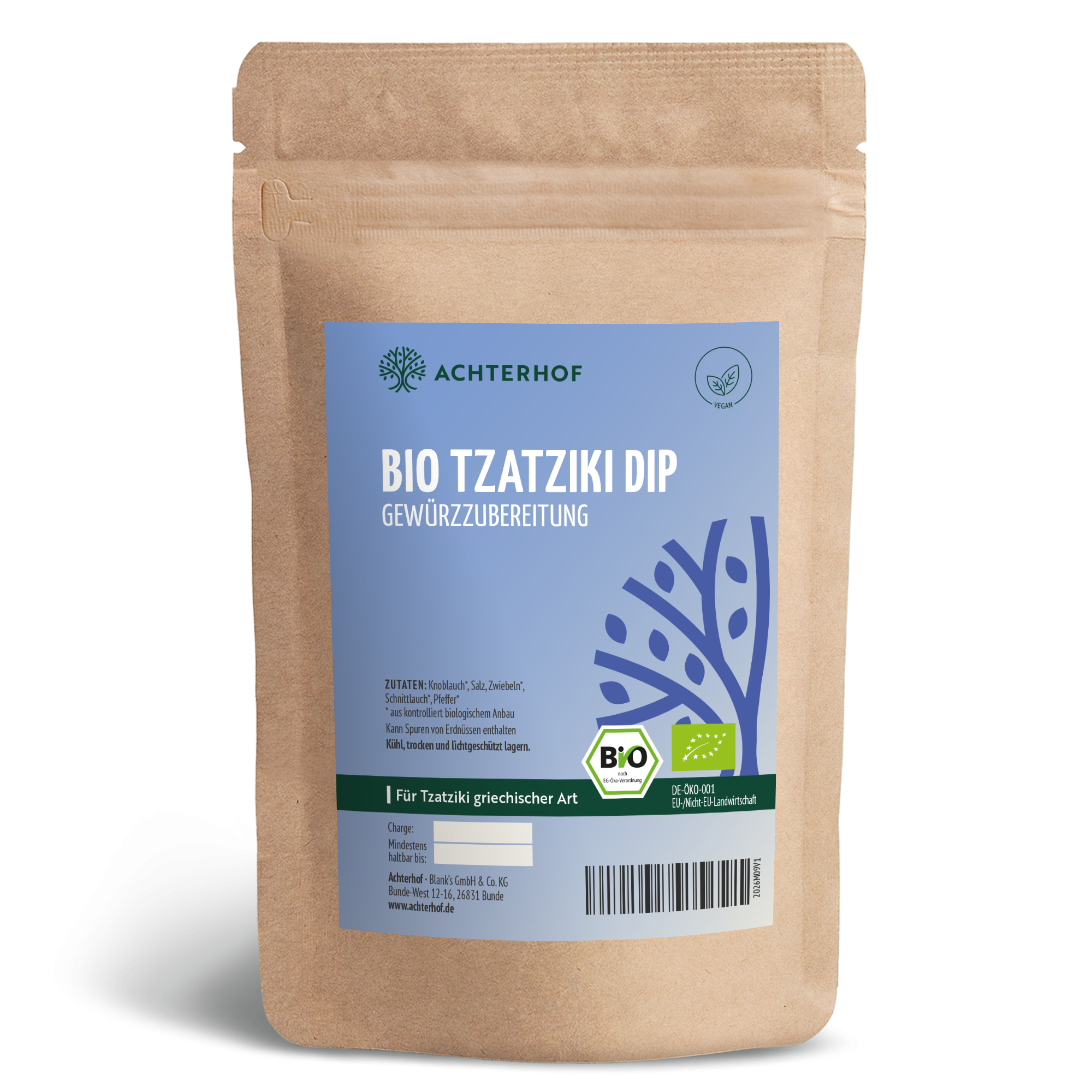 Tzatziki Dip Gewürzzubereitung Bio (100g)