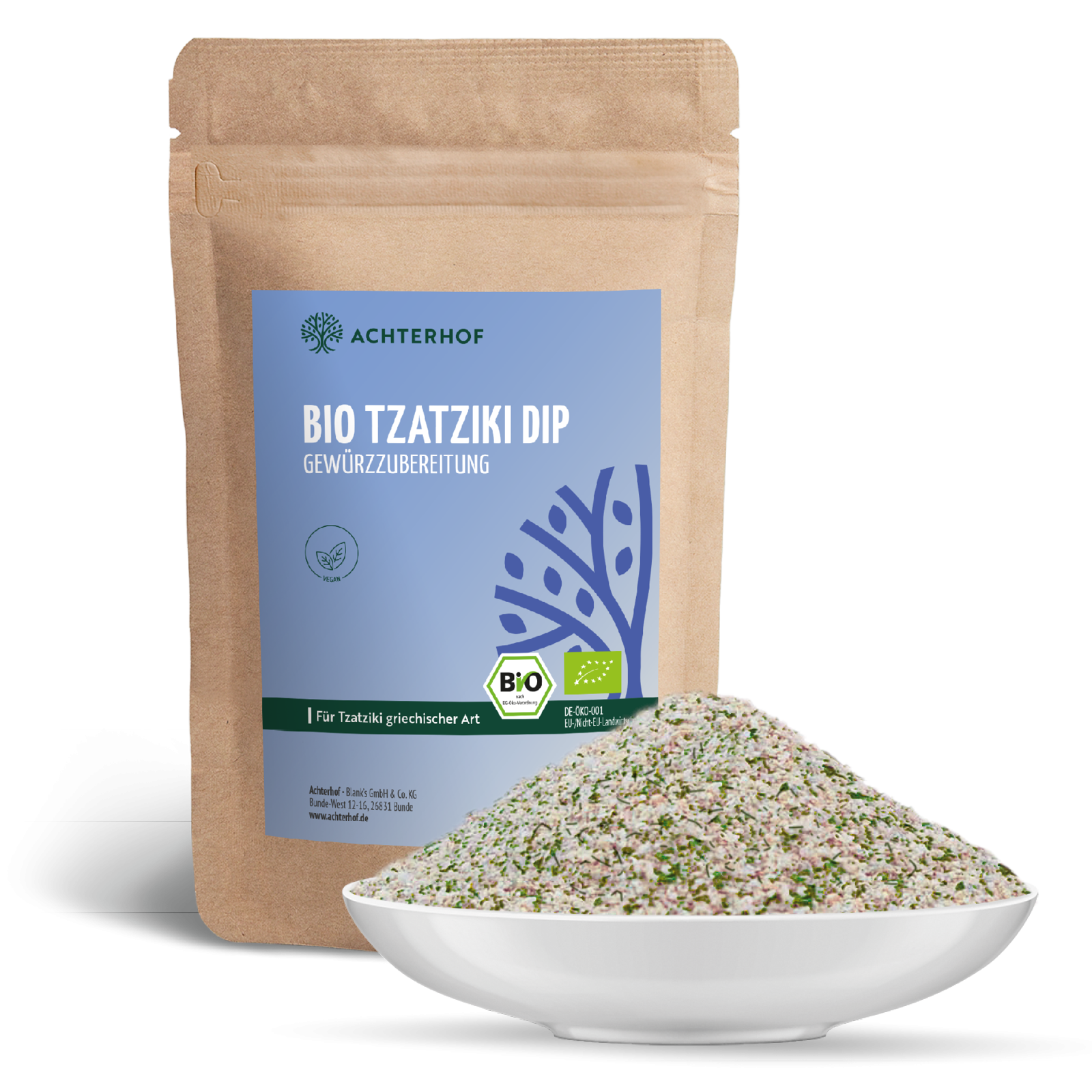 Tzatziki Dip Gewürzzubereitung Bio (100g)