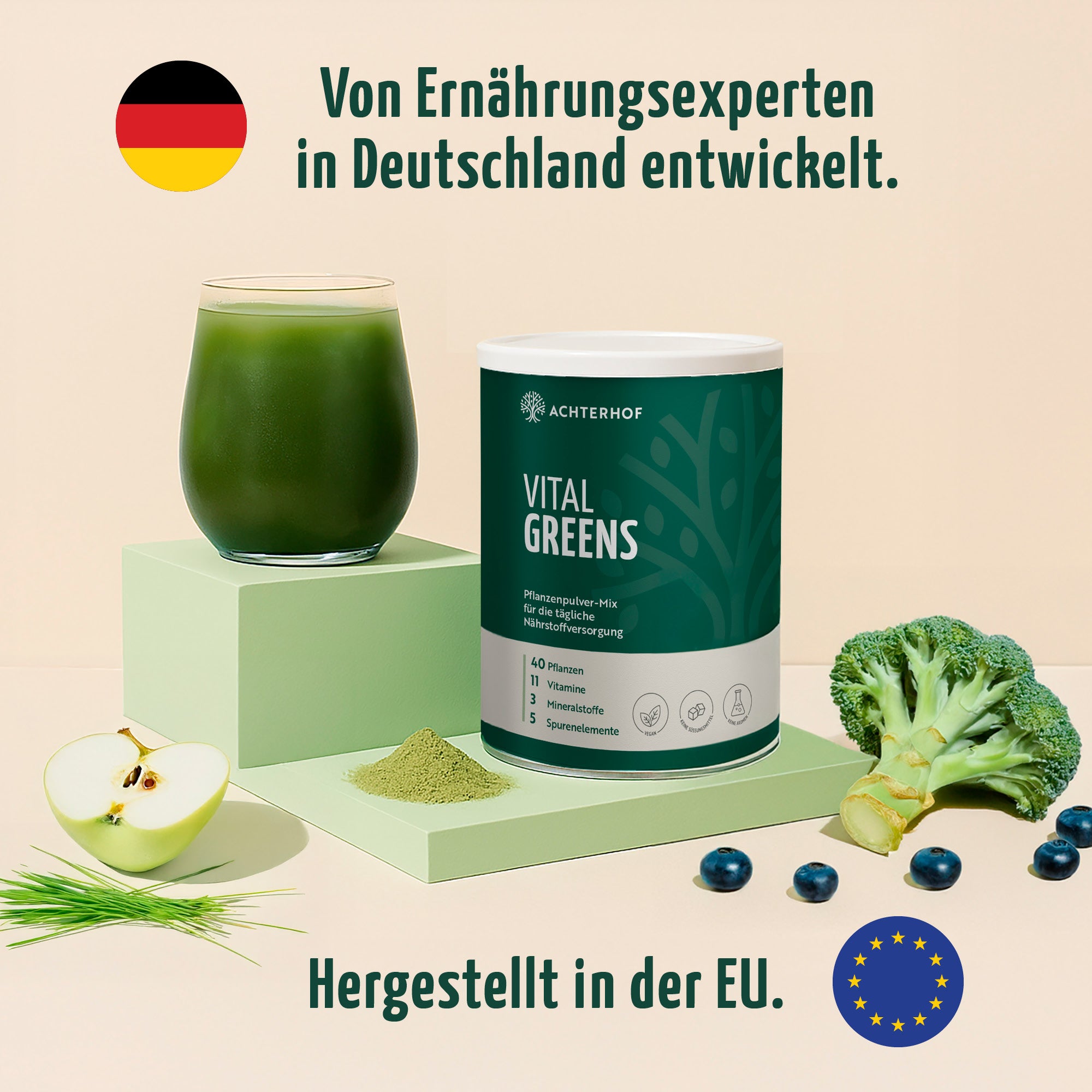 Greens & Edelstahl Shaker Set